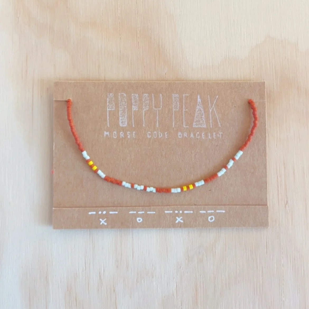Morse Code Bracelet – XOXO #1