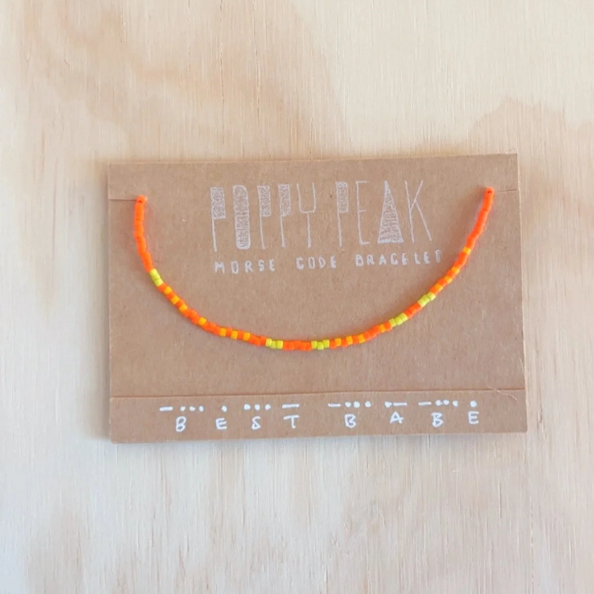 Morse Code Bracelet – BEST BABE #1