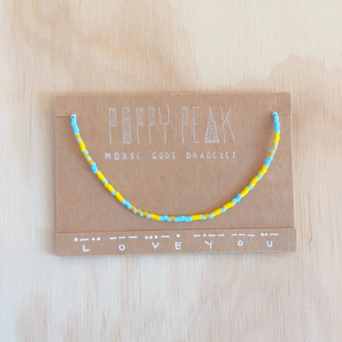 Morse Code Bracelet – LOVE YOU #3