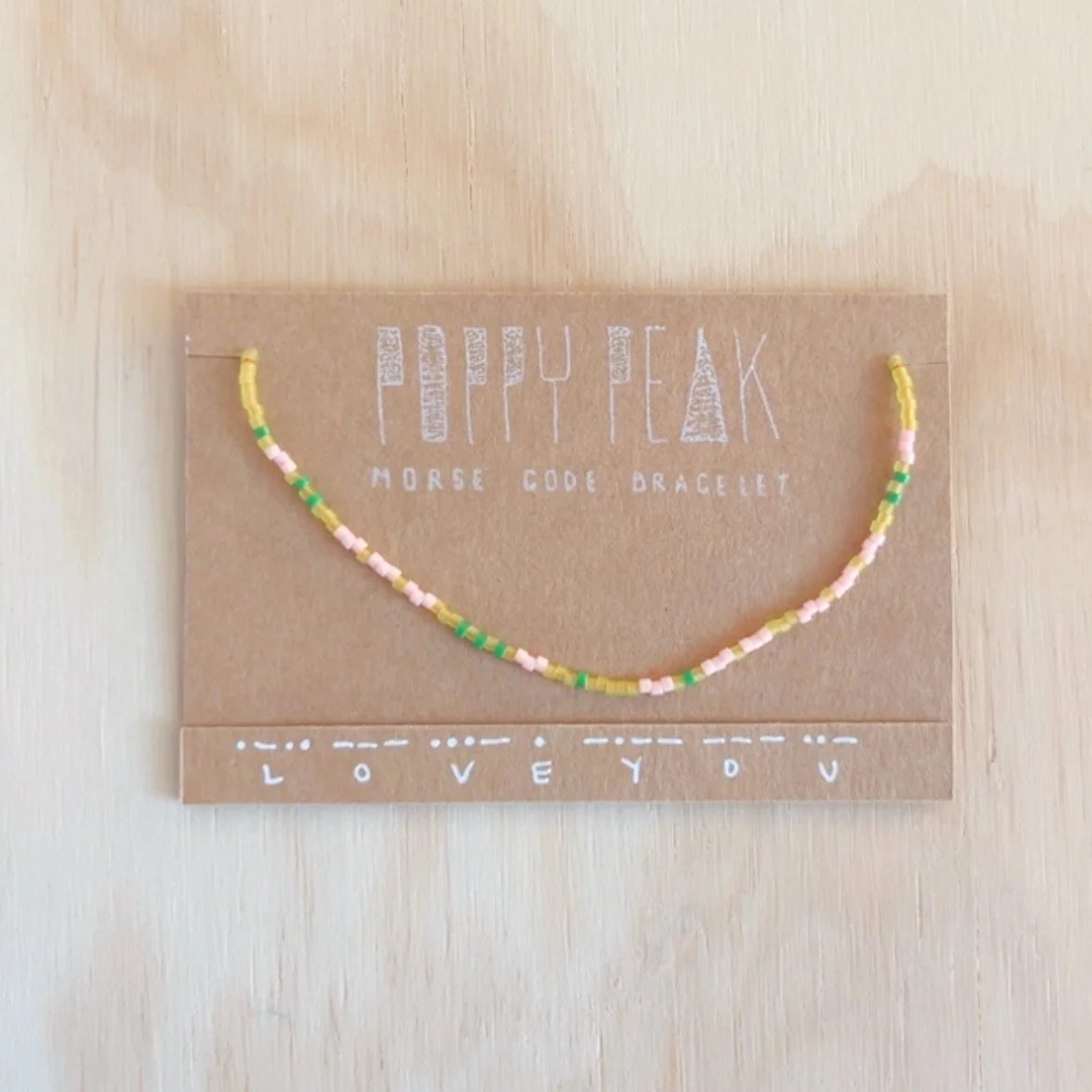 Morse Code Bracelet – LOVE YOU #7