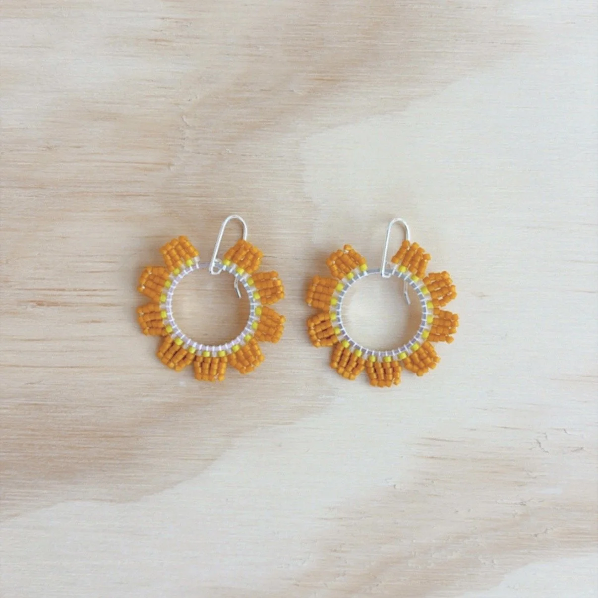 MADE-TO-ORDER – Petal Hoops – Marigold