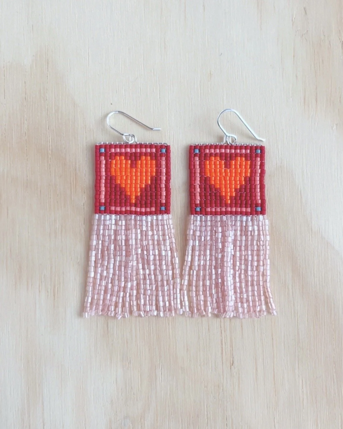 MADE-TO-ORDER – Love Danglers – Maroon