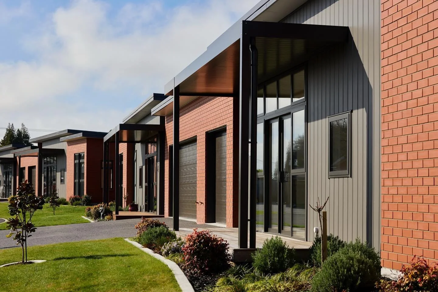 Nestled in the rural landscape of Waikato, this 13 unit village was conceived with the understanding that community is at the heart of a fulfilling life. 

📸 @aaphotographynz 
&bull;
&bull;
&bull;
#eaarchitectsstudio #architect #residentialarchitect