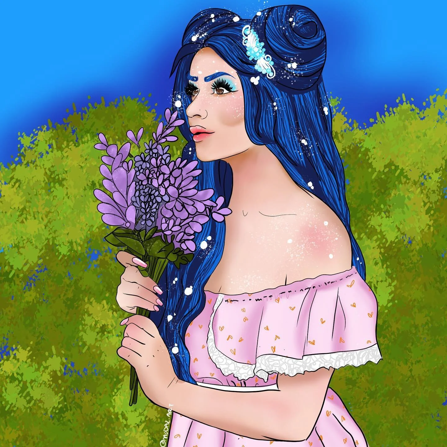 Fun with sparkles ✨ #redditgetsdrawn