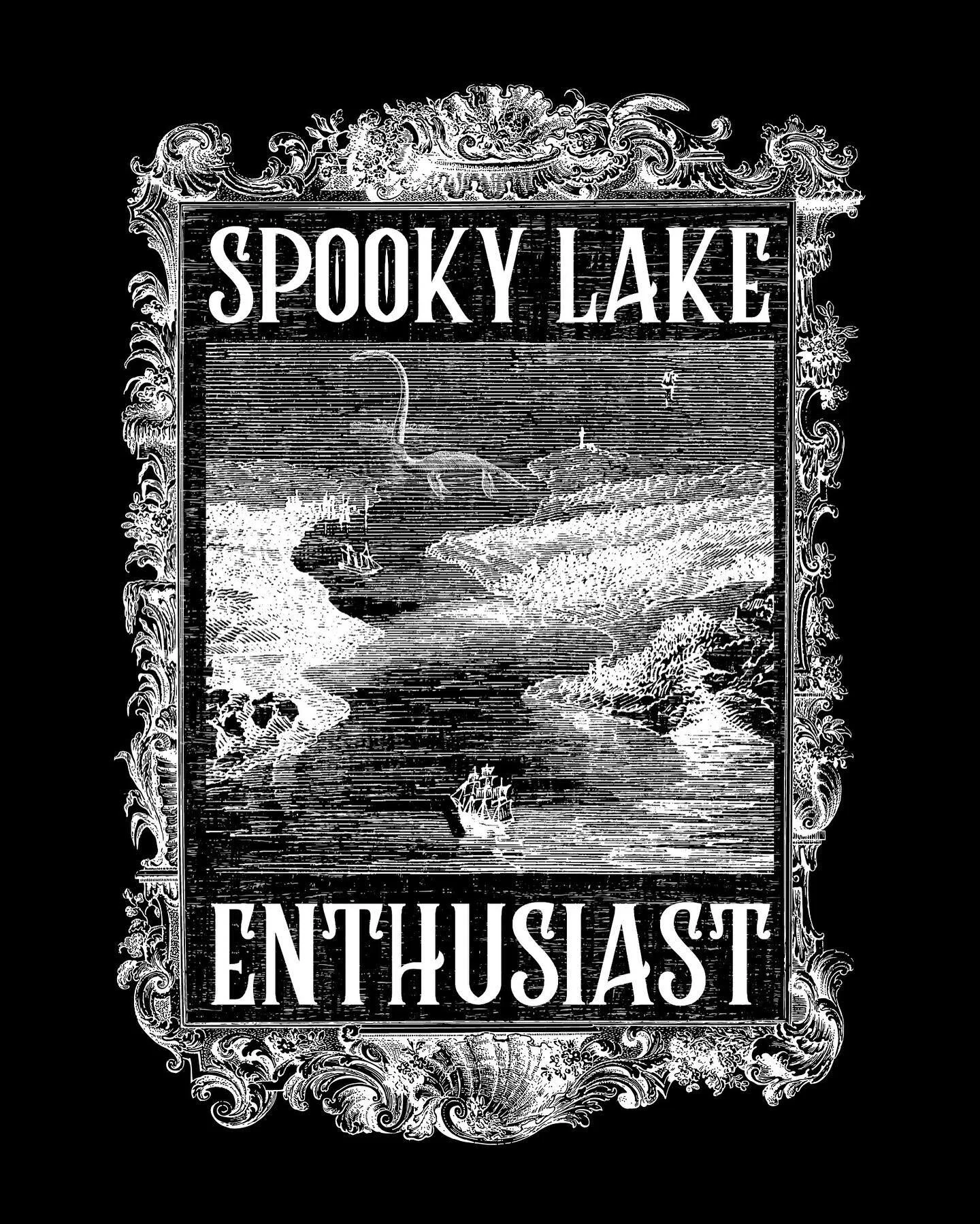 Fanart design for Spooky Lake month! Though, if you&rsquo;re a spooky lake enthusiast, it could be for any month&hellip;
Follow @geodesaurus for spooky lakes and other interesting content 🖤