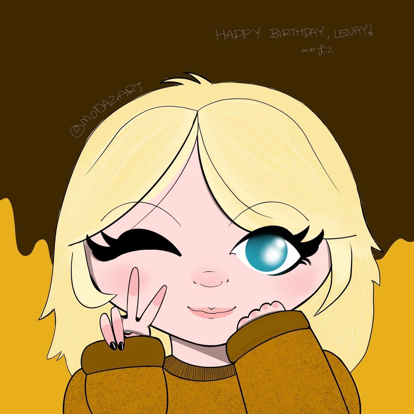 Birthday drawin for the magical and amazing @lenay_xo 🧚&zwj;♀️🧚&zwj;♀️