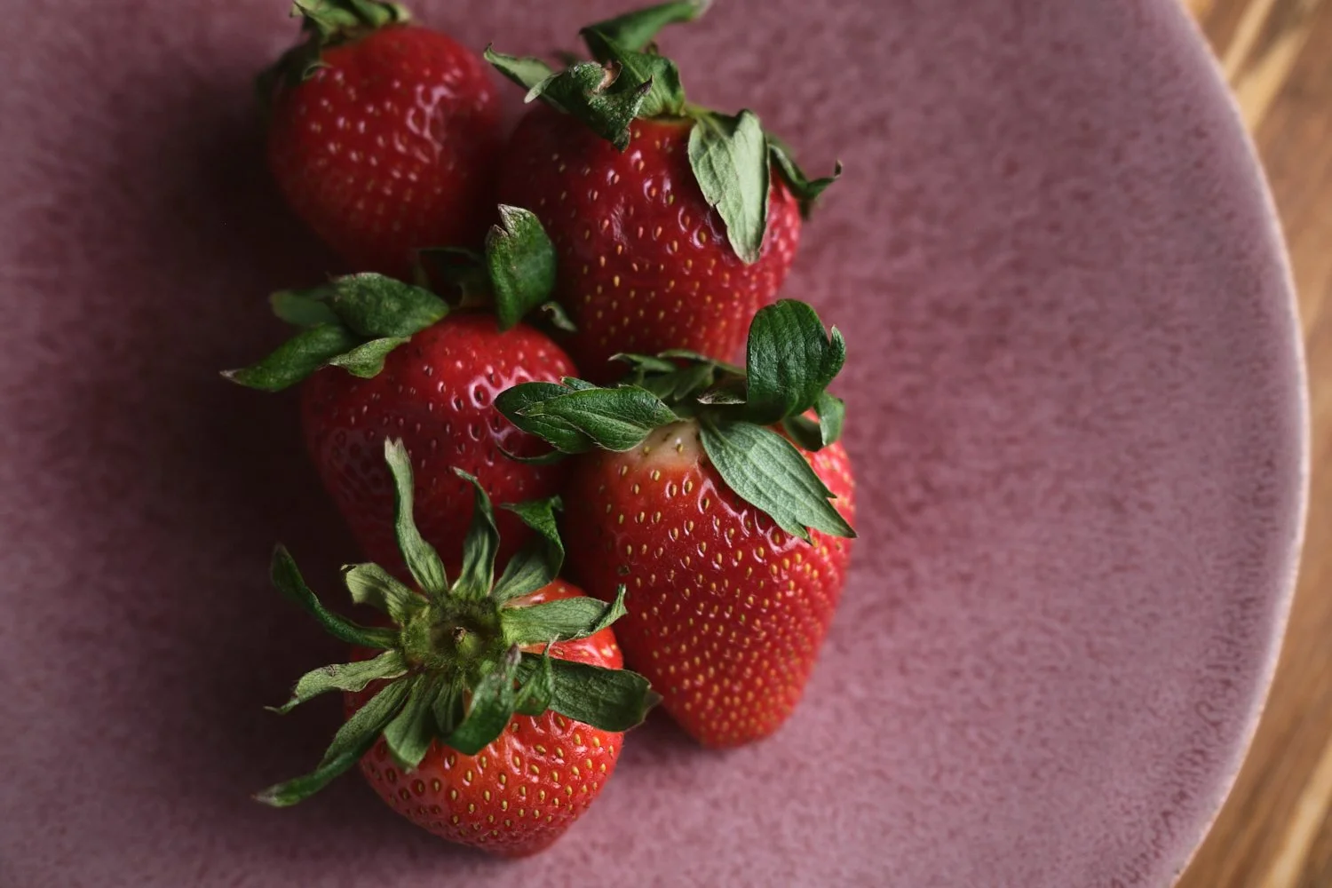 food photograph of strawberries