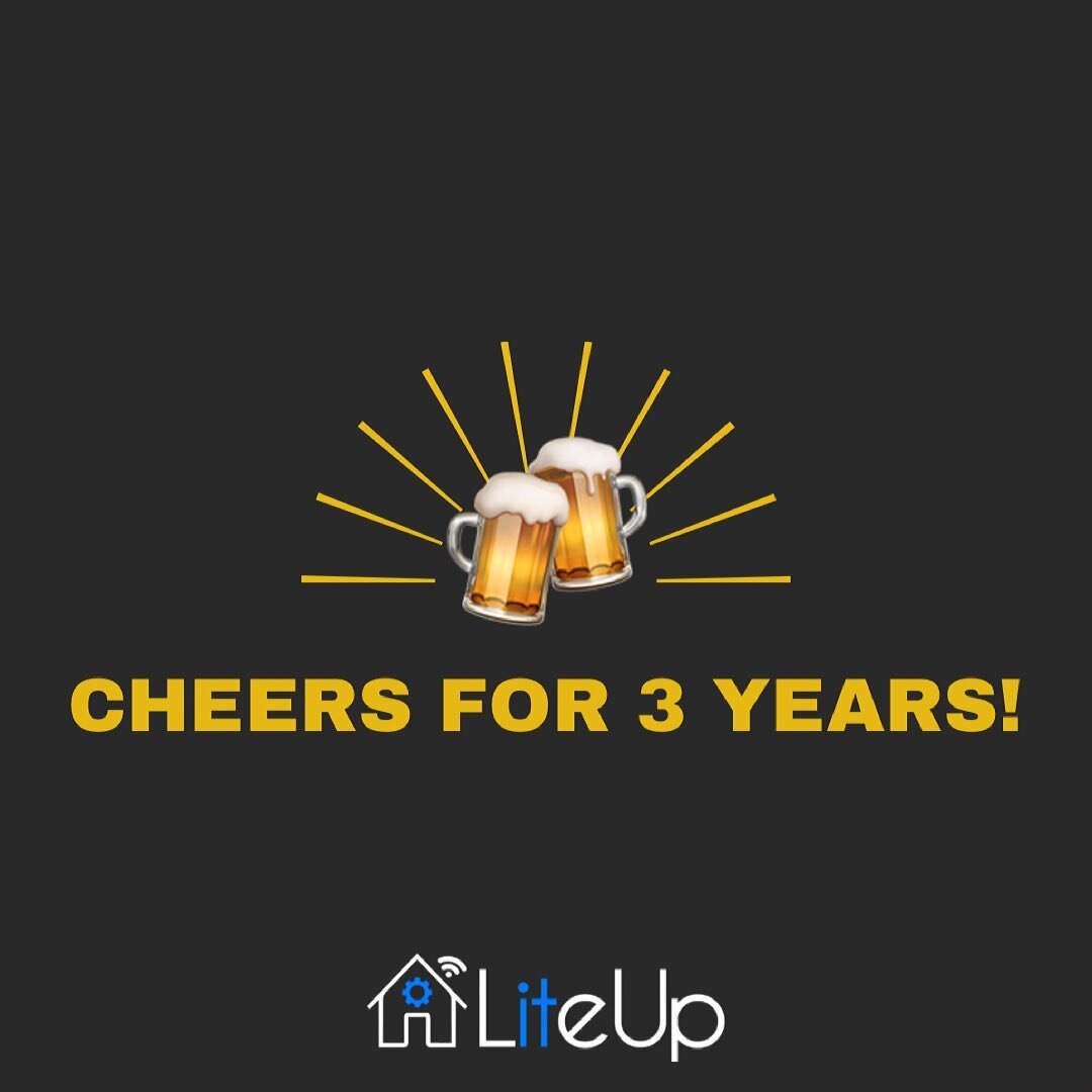 3 years today LiteUp went live!
Since then, we&rsquo;ve completed over 2000 jobs for our 350+ amazing customers.
It&rsquo;s been such a great journey so far and I still feel like we&rsquo;ve only turned 2% of our ideas into reality. Several mistakes 