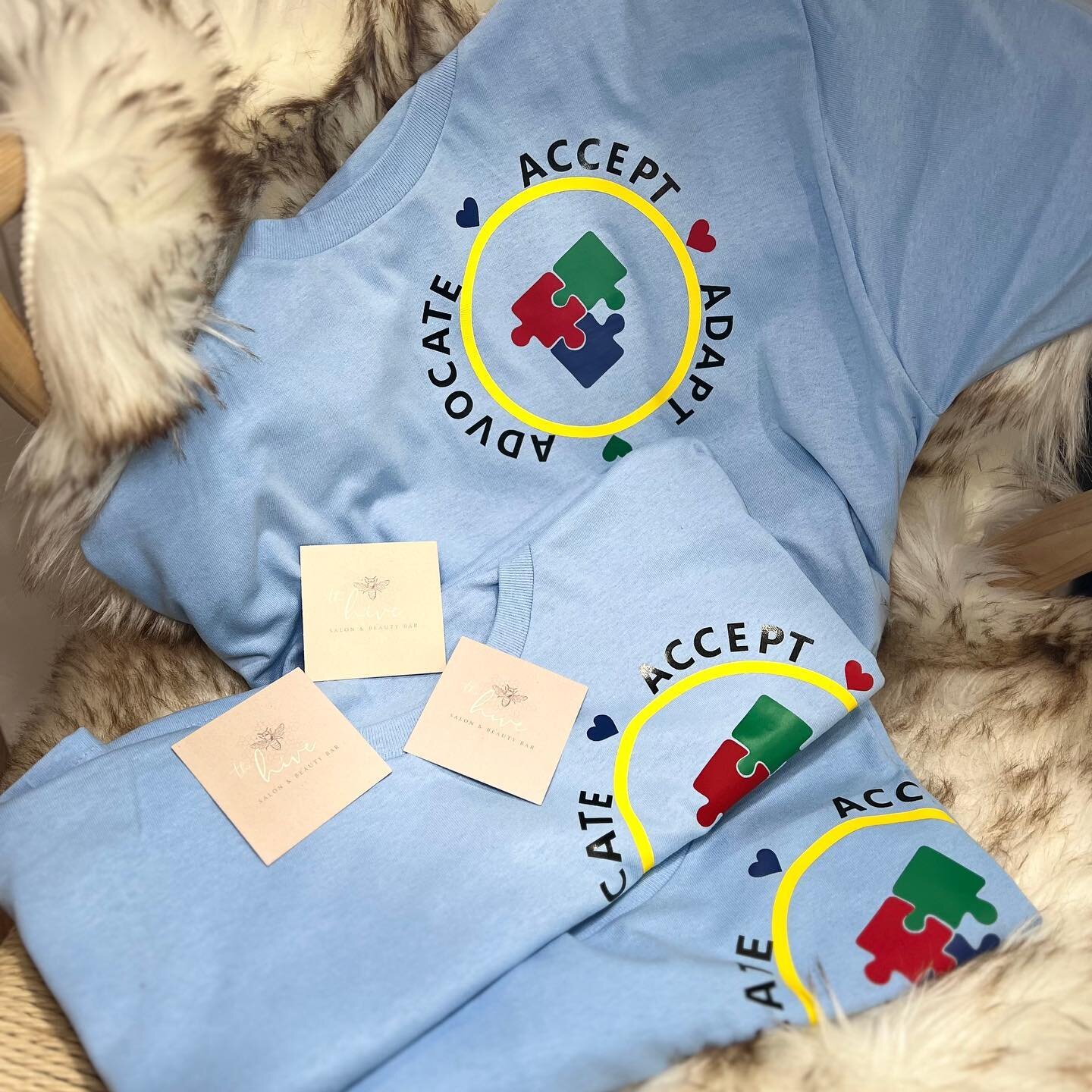 The Hive salon is raising donations for Central Illinois autism association. We are selling t-shirts and 100% of the sale will go directly to Central Illinois Autism Association. 

T-shirts are $20 
-if you would like to give a cash donation without 