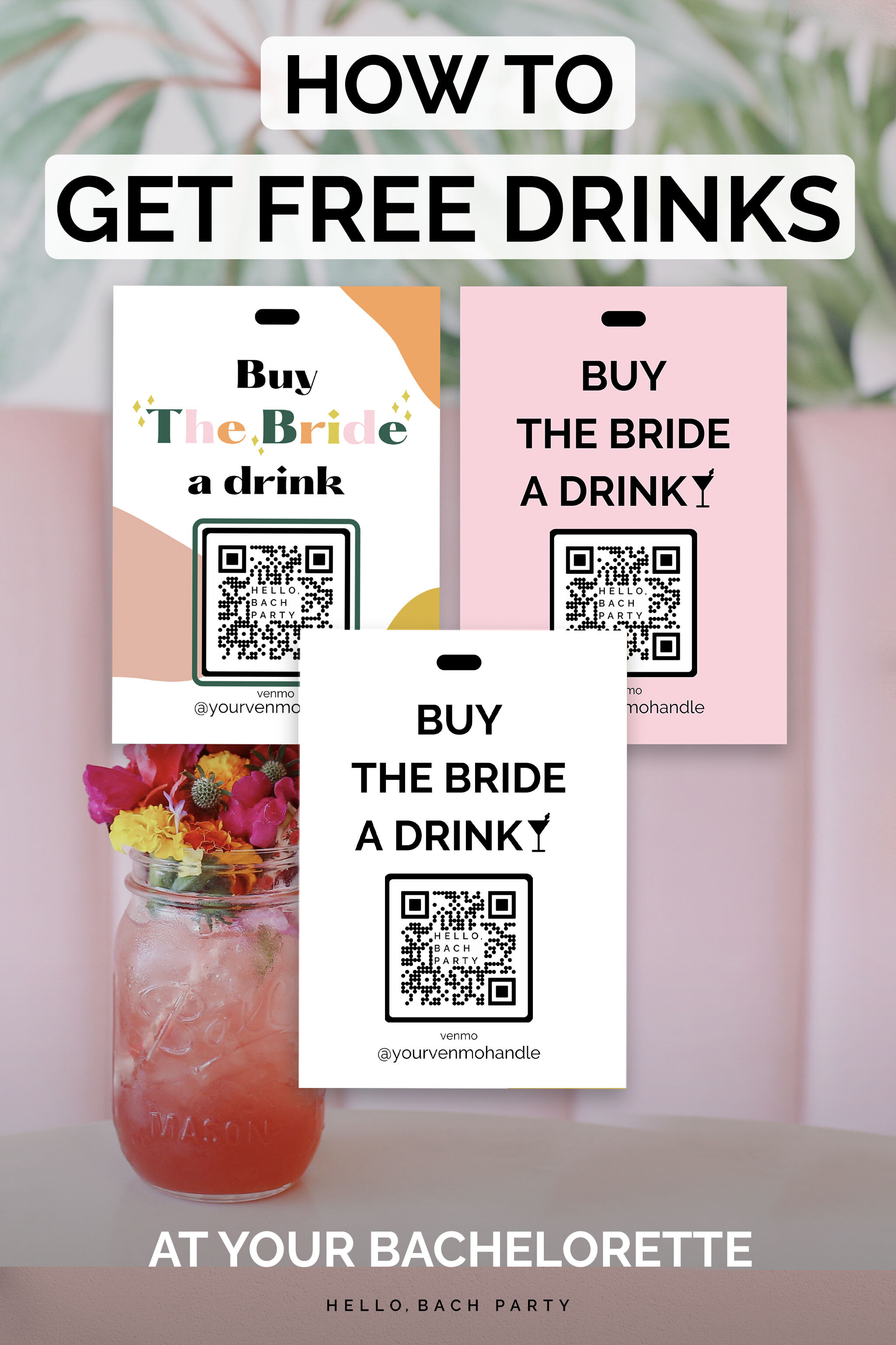 Crowdfund Drinks for Your Bachelorette Using Venmo | Hello, Bach Party