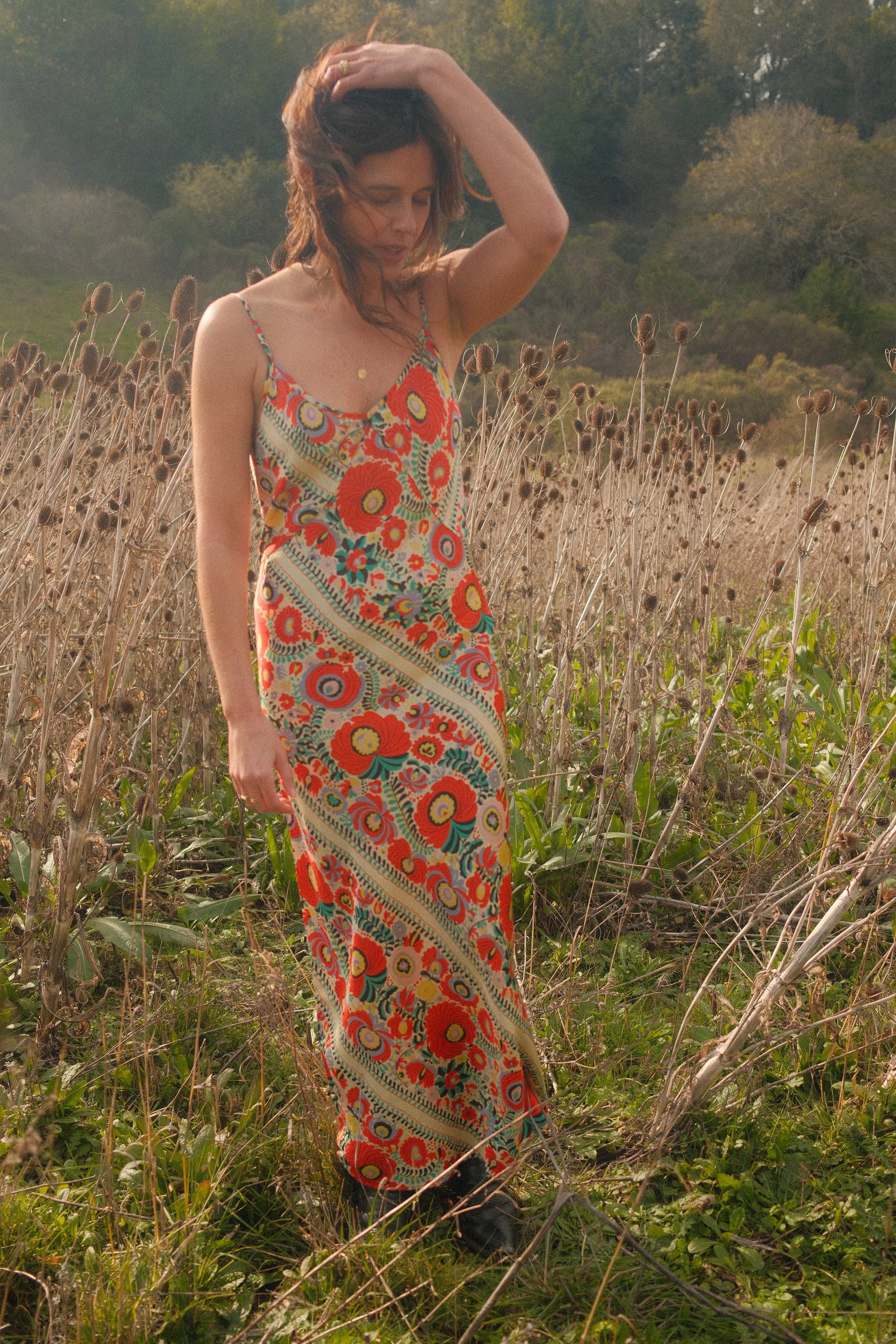 Matyó Floral Slip Dress