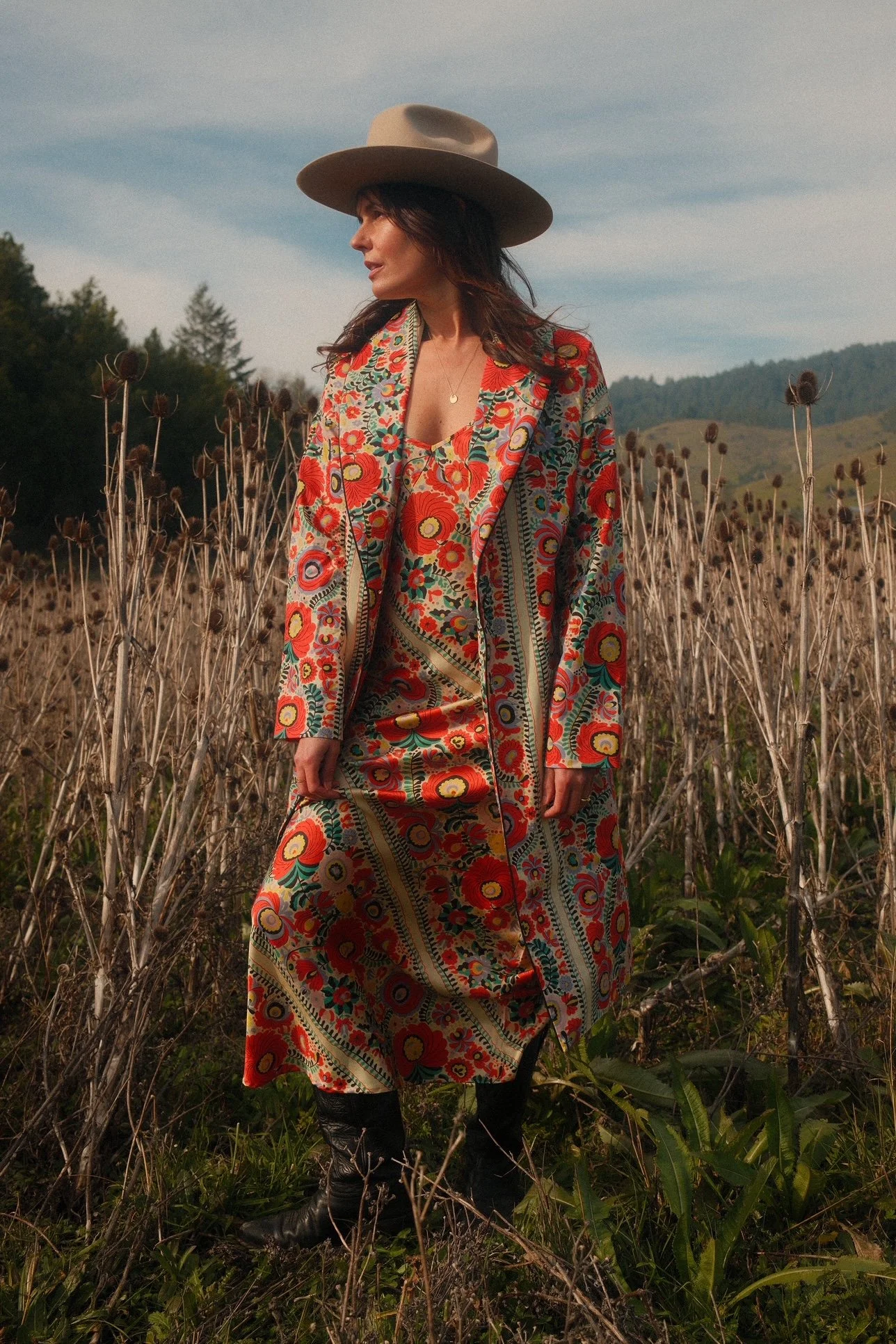 Matyó Floral Car Coat