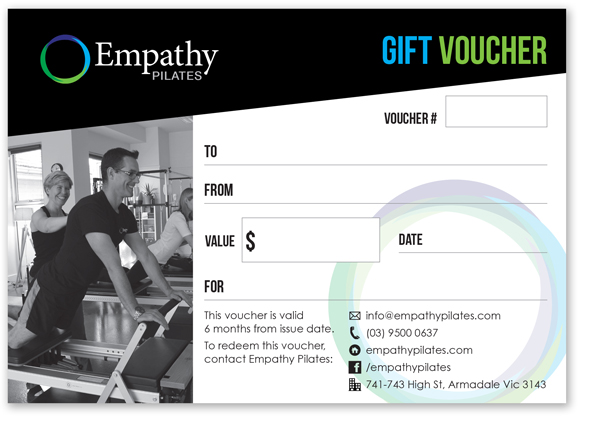 Gift Vouchers — Empathy Pilates