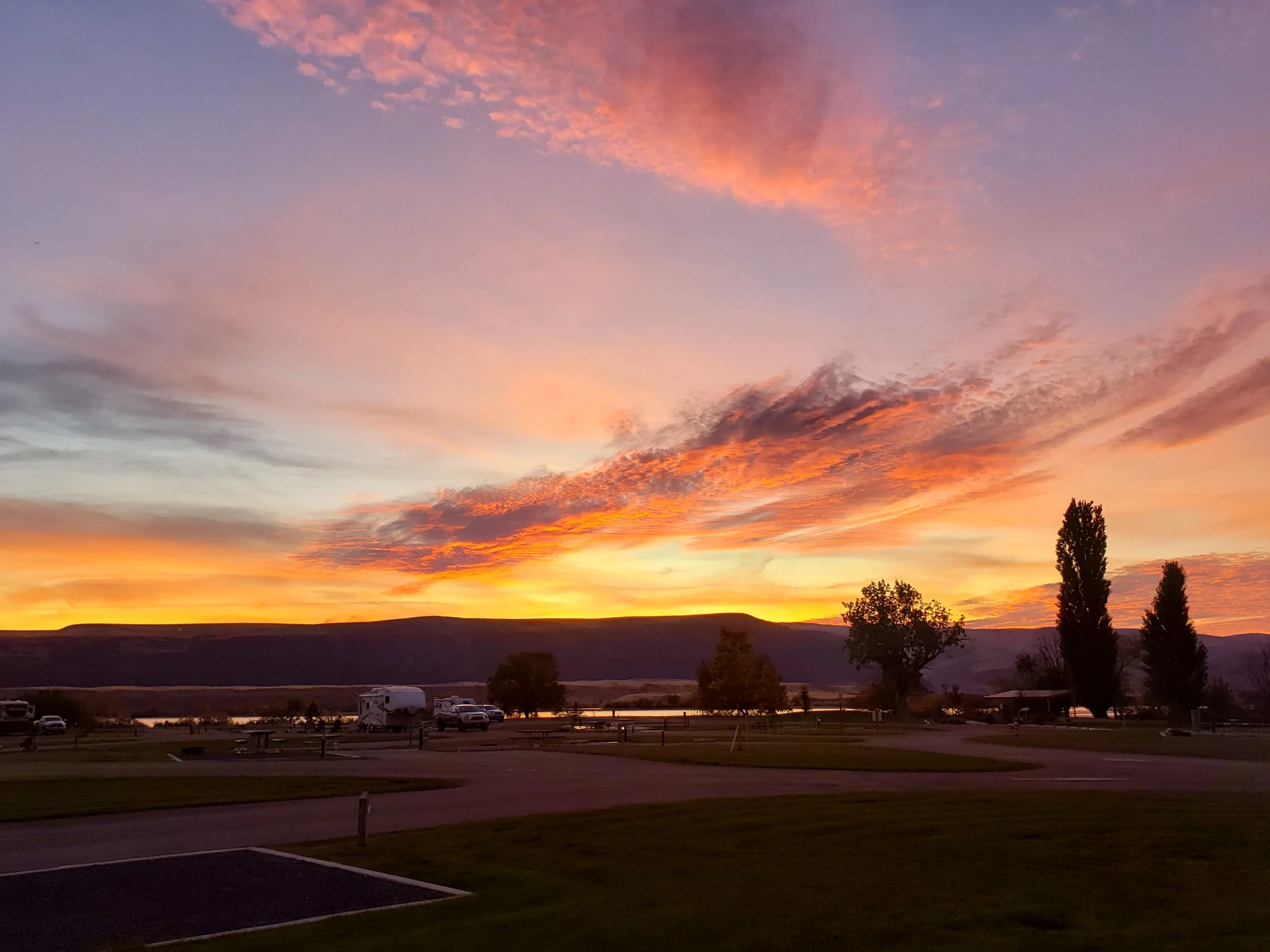 Sunset over Crescent Bar