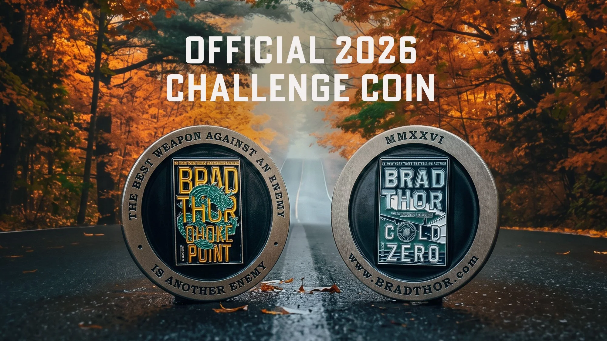 Brad Thor Giveaway - 2026 Challenge Coin