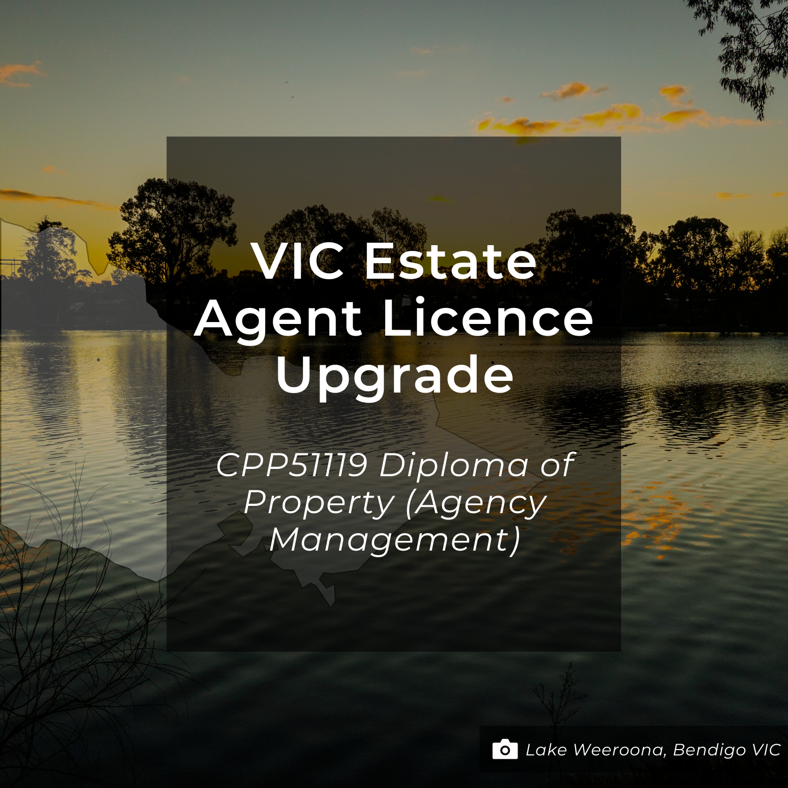 VIC Estate Agent Licence Upgrade (CPP51119 Diploma of Property [Agency Management]) - $1,200