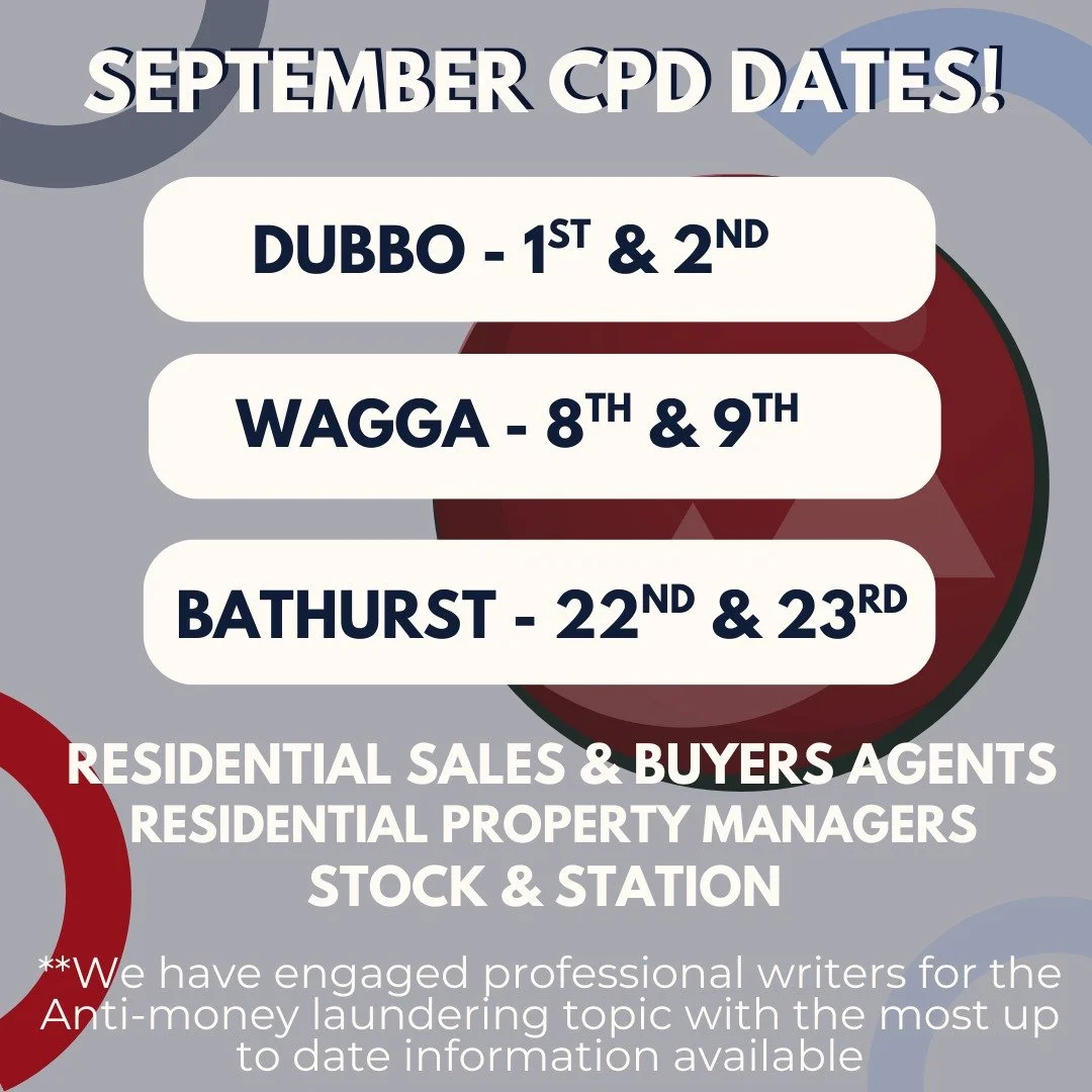 Have you booked your CPD training?
Head to the link in our bio to secure your spot today!

#CPDtraining #CPD #realestate #facetoface #booknow