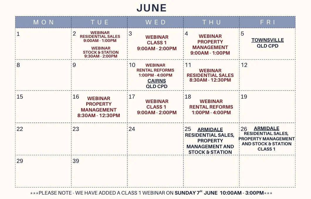 JUNE
Our upcoming CPD dates have been released.
We are offering both face to face AND webinars! Head to the link in our bio to secure your spot today!