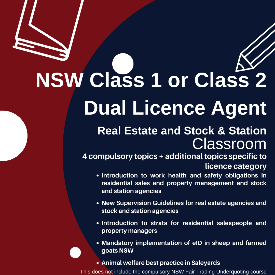 Class 1 or Class 2 Dual Licence Agent — The Australian Real Estate