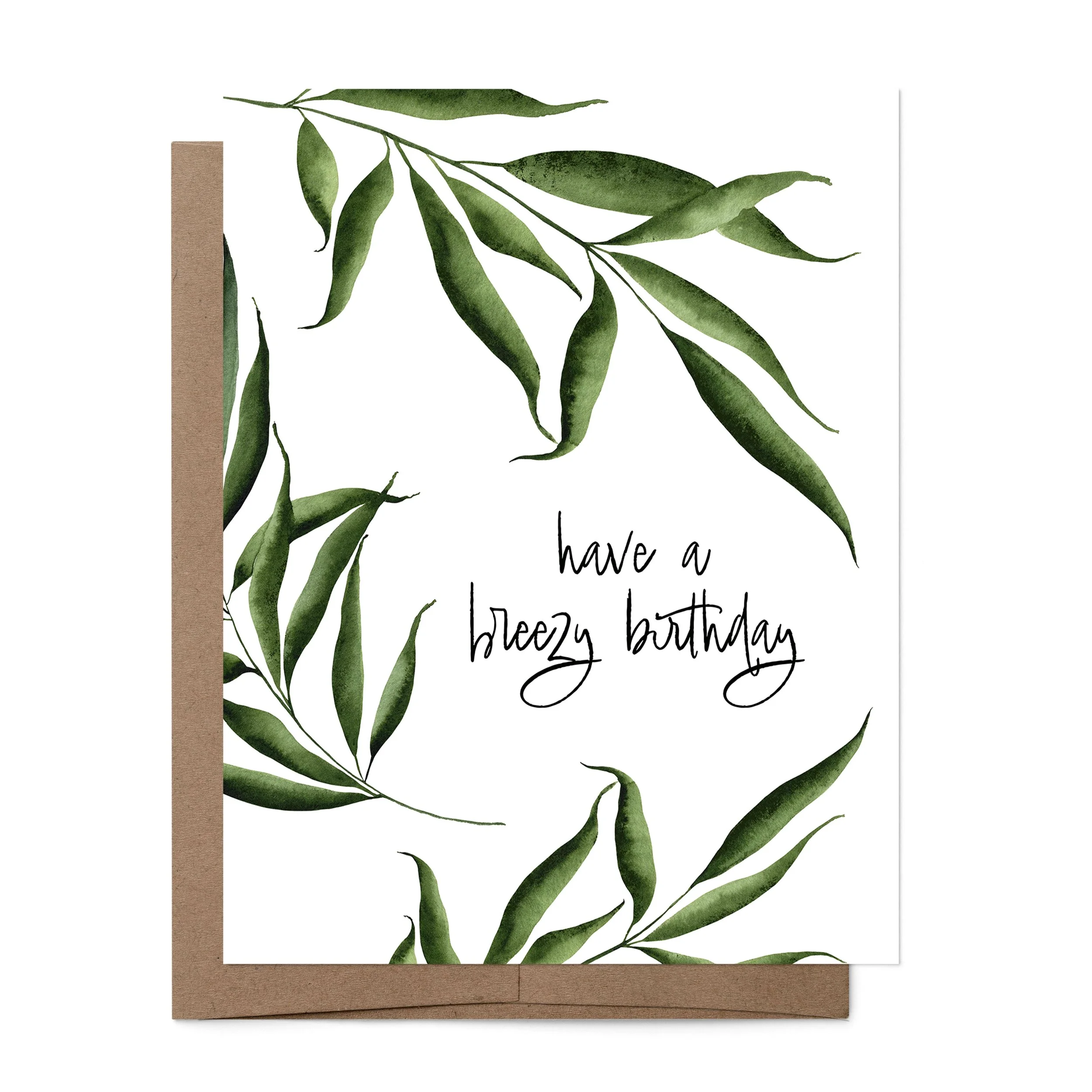 A2 Tropical Leaves Breezy Birthday Card.jpg