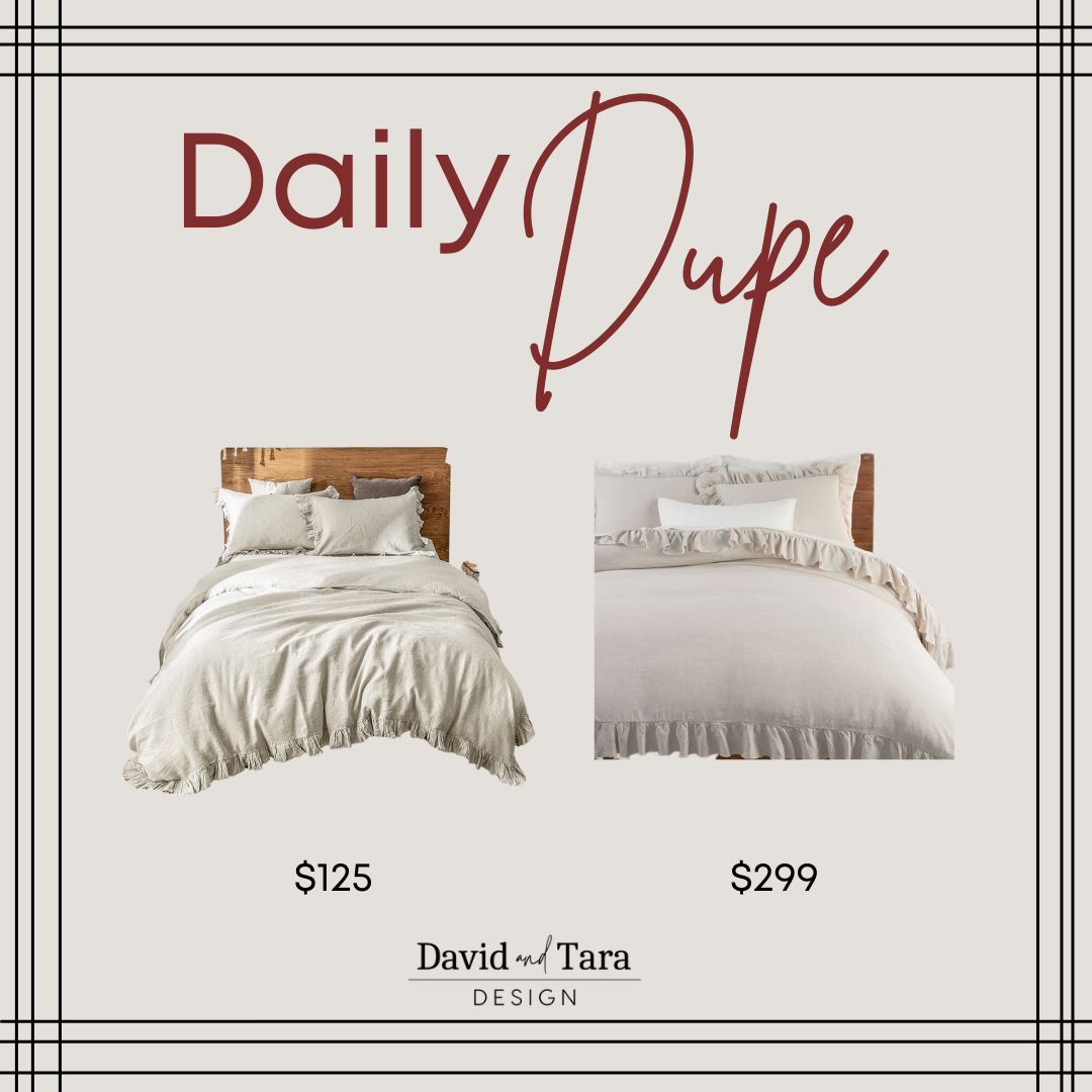 Linen Fringe Ruffle Duvet Sets