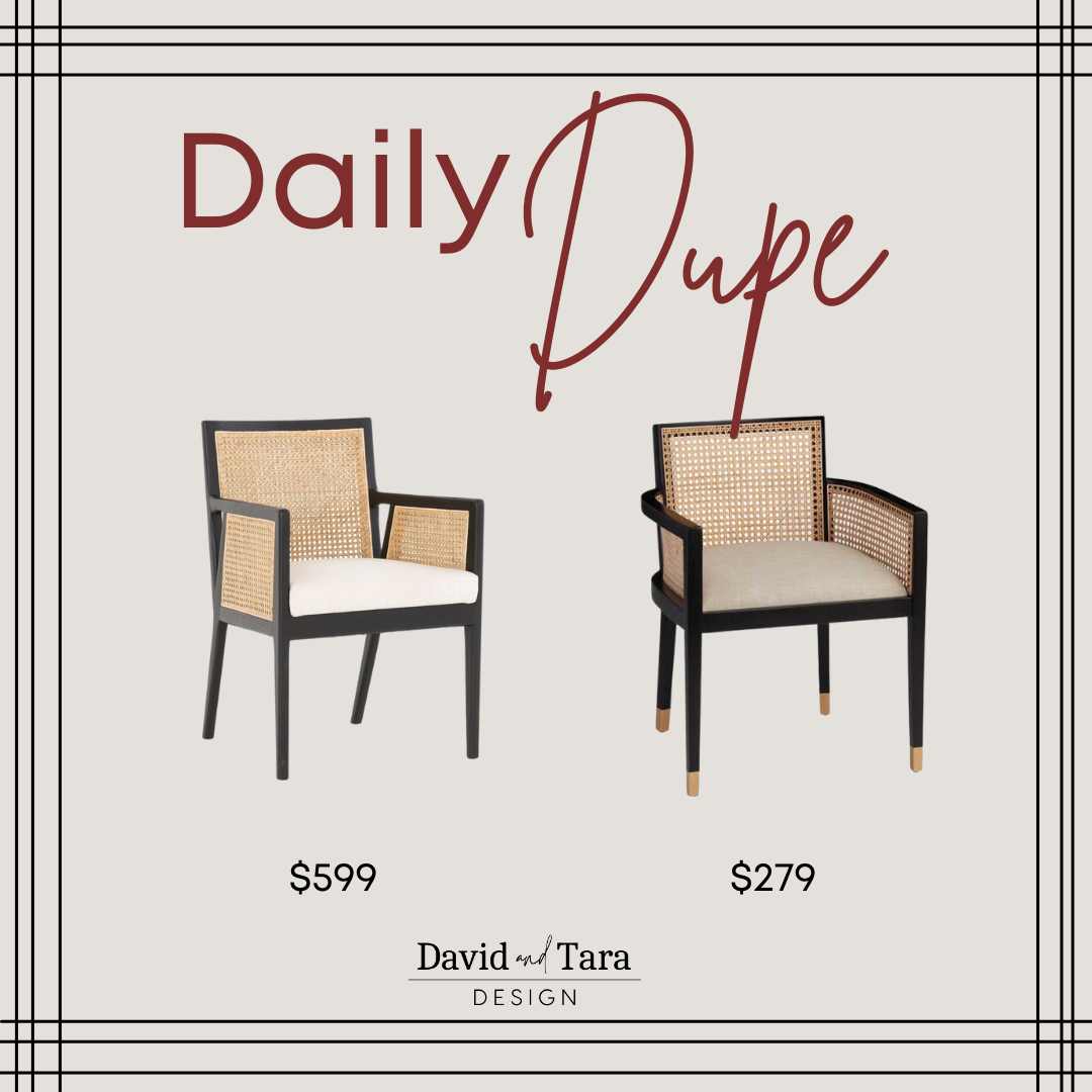 Black Cane Armchairs 
