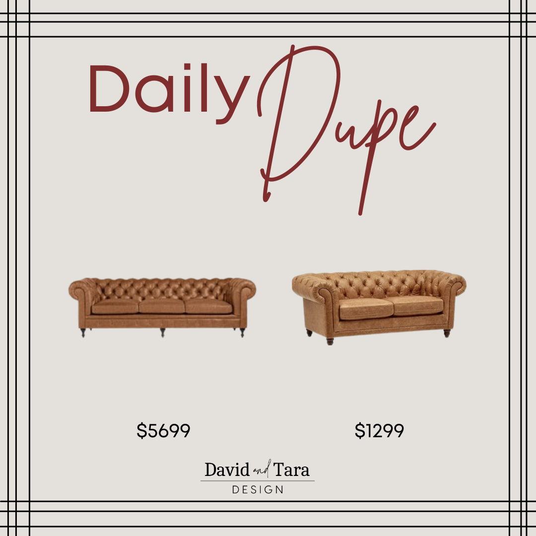Tufted Leather Sofa