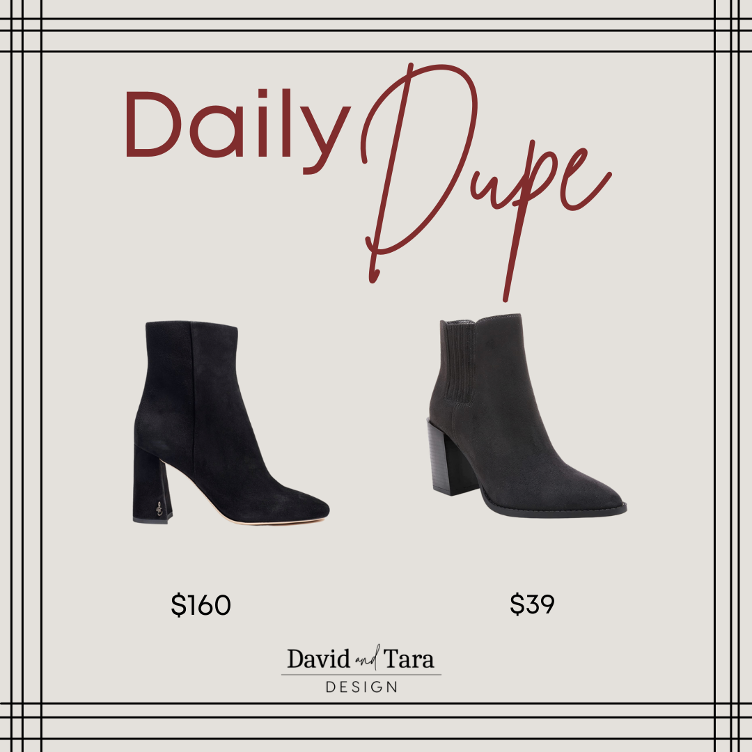 Black Suede Fall Booties