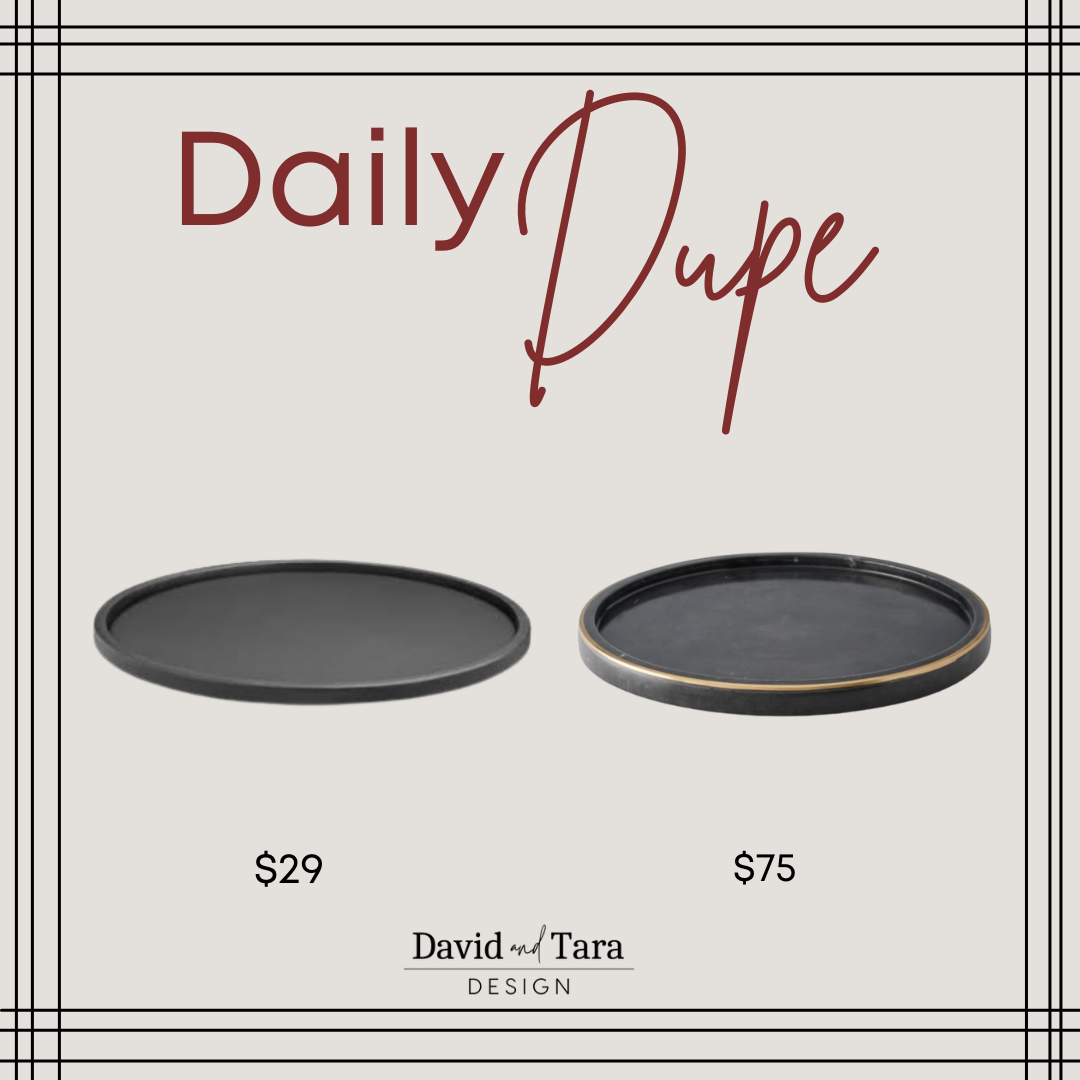 Black Vanity Tray