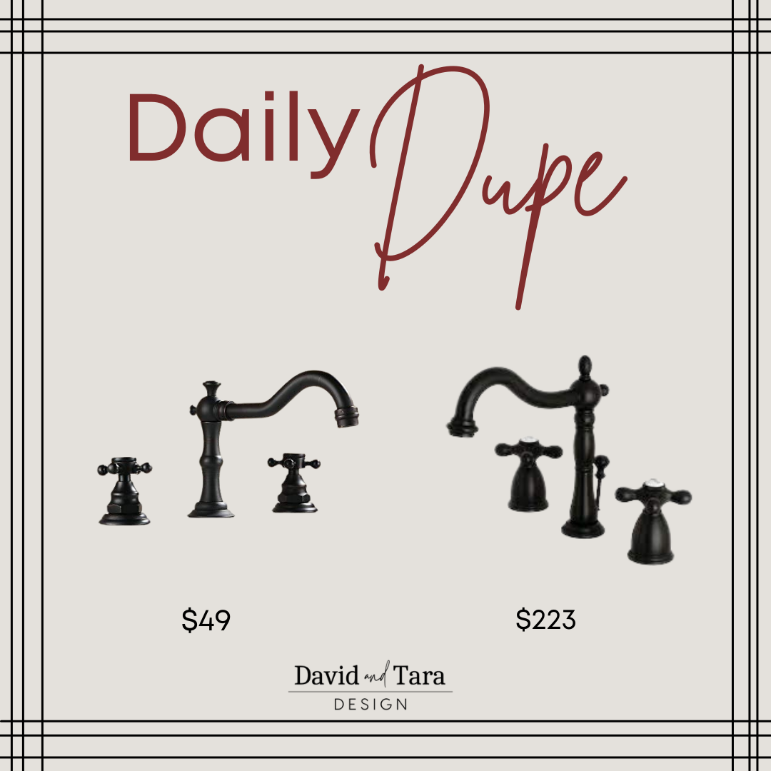 Black Bathroom Faucet Set 