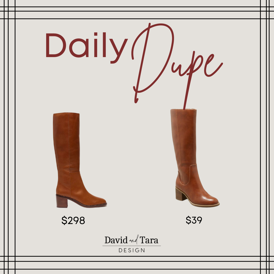 Ladies Tall Cognac Riding Boots