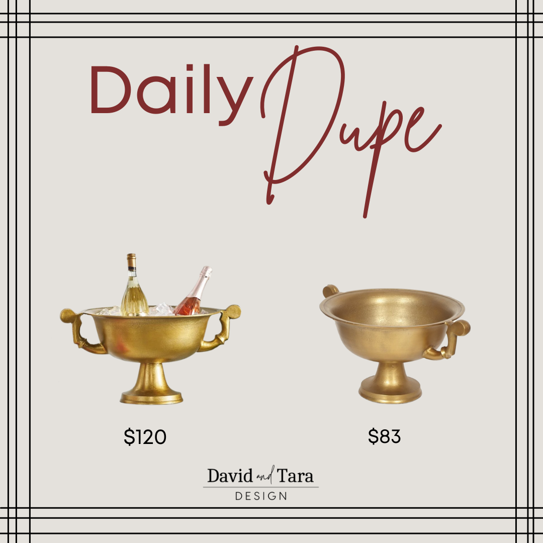 Raw Brass Champagne Buckets