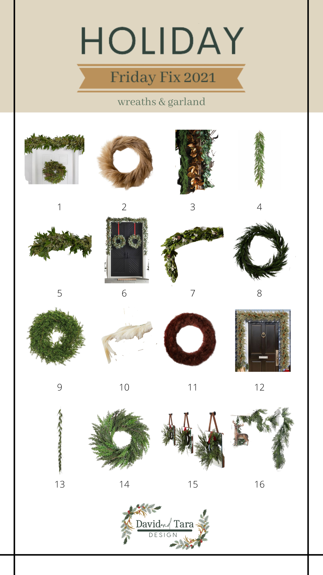 Holiday 2021 Decor - Wreaths &amp; Garland