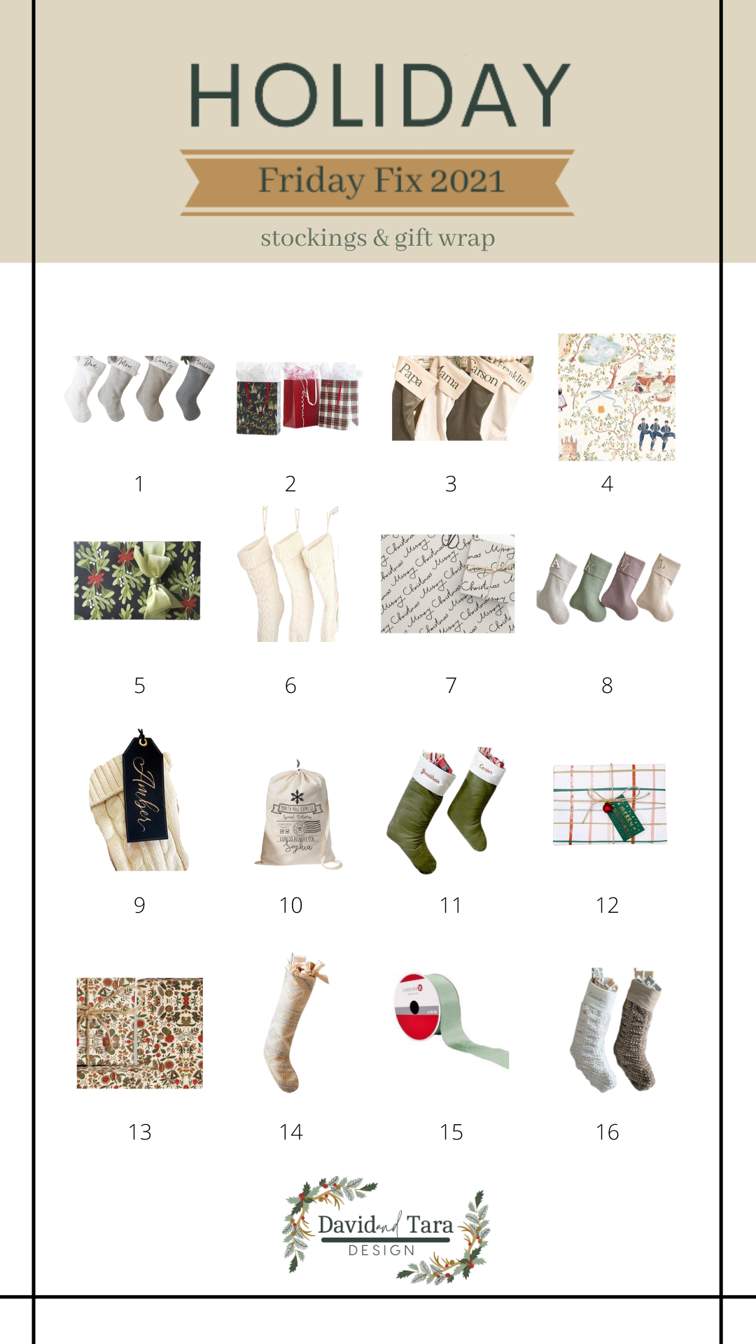 Holiday 2021: Stockings &amp; Gift Wrap