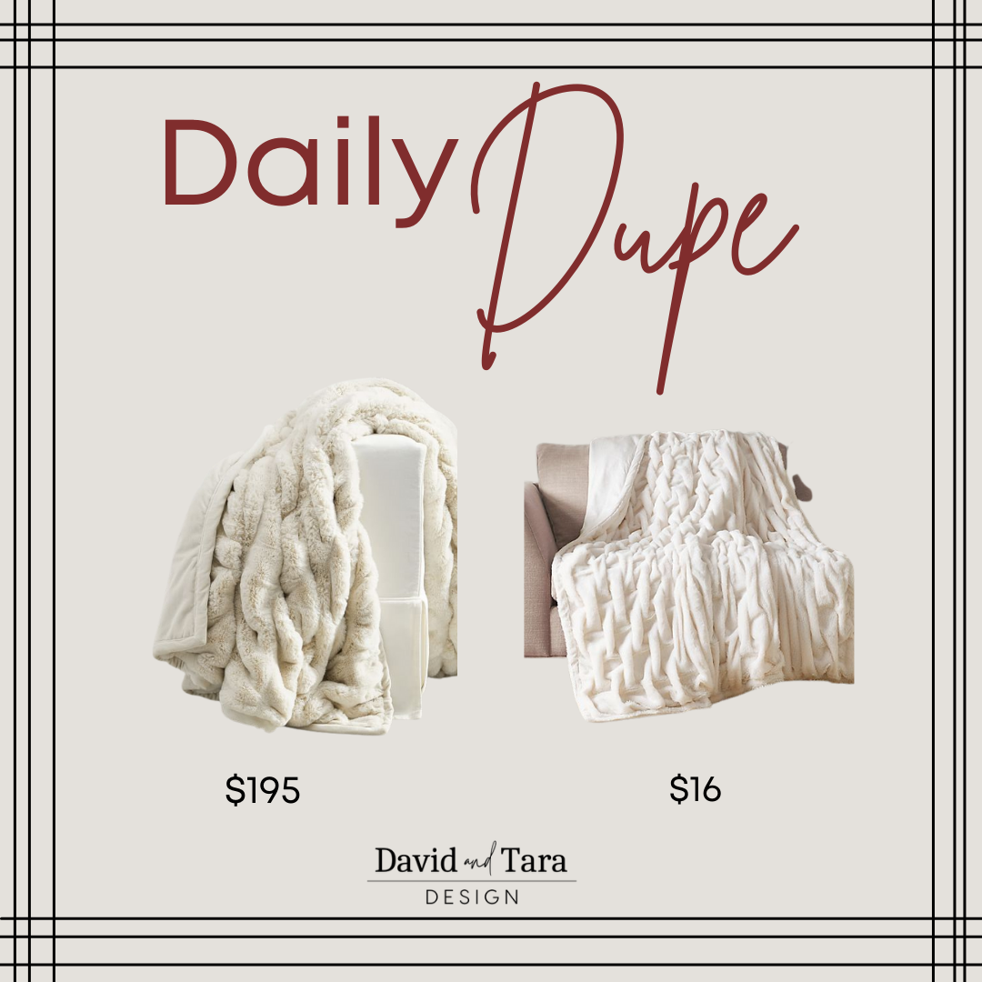 Ruched Faux Fur Throw Blankets 