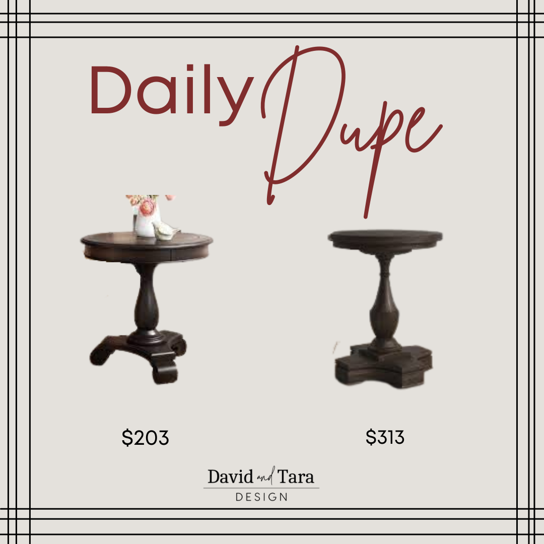 Round Pedestal Side Tables