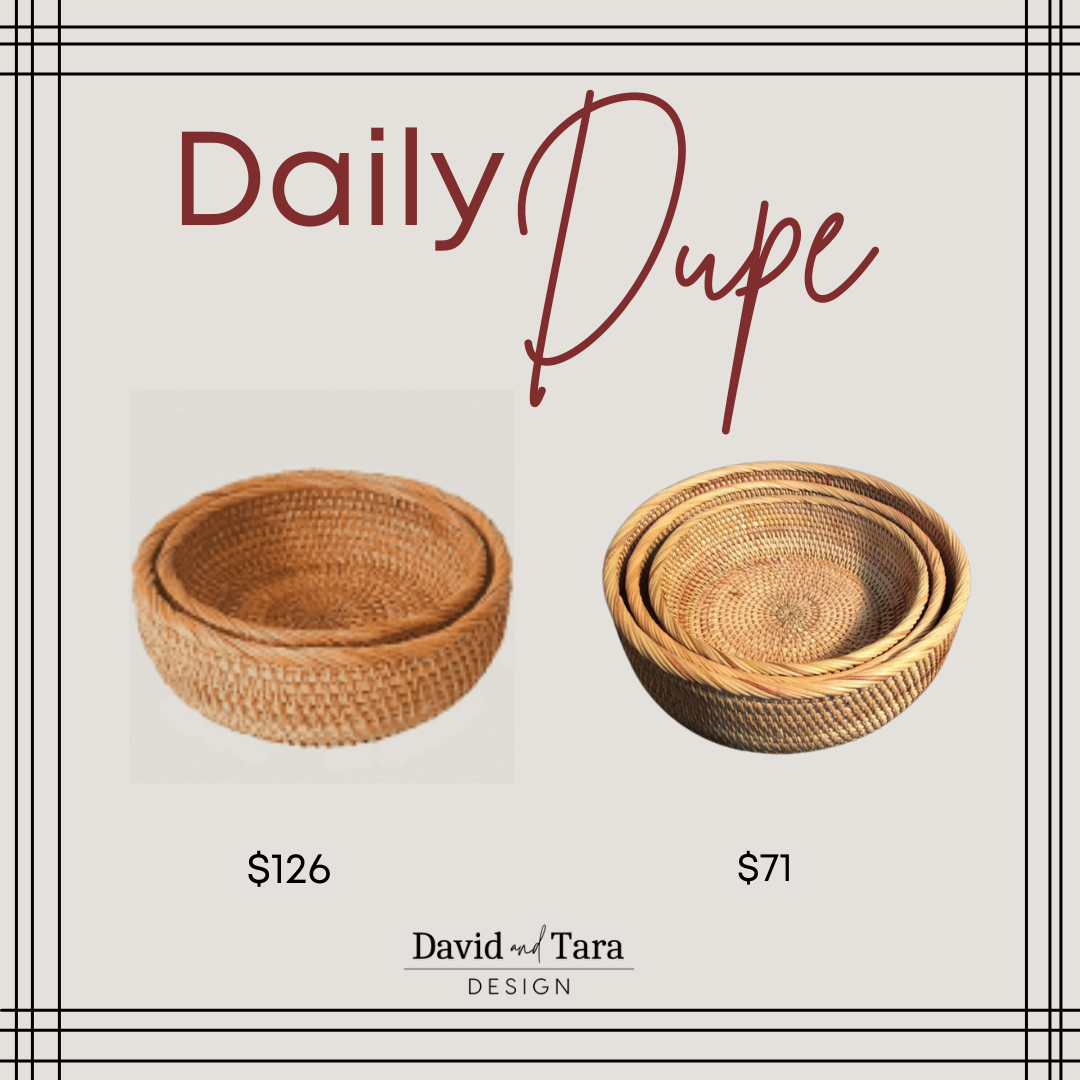 Woven Rattan Bowl Sets