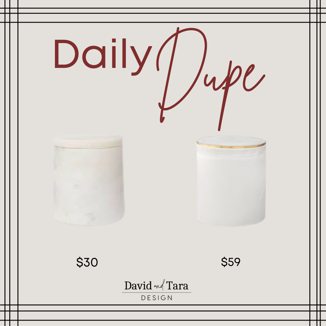 White Marble Storage Canisters