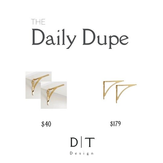 Brass Shelf Brackets