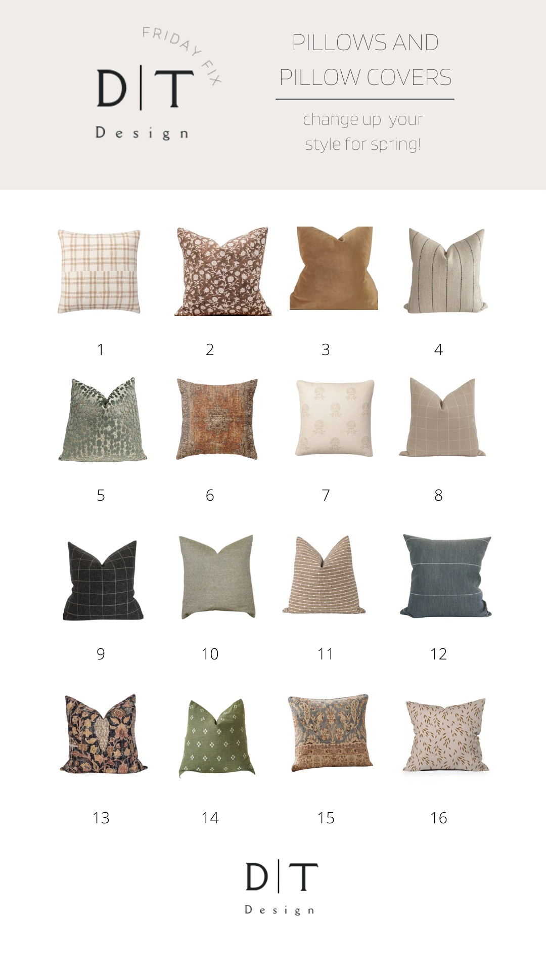 Pillows &amp; Pillow Covers
