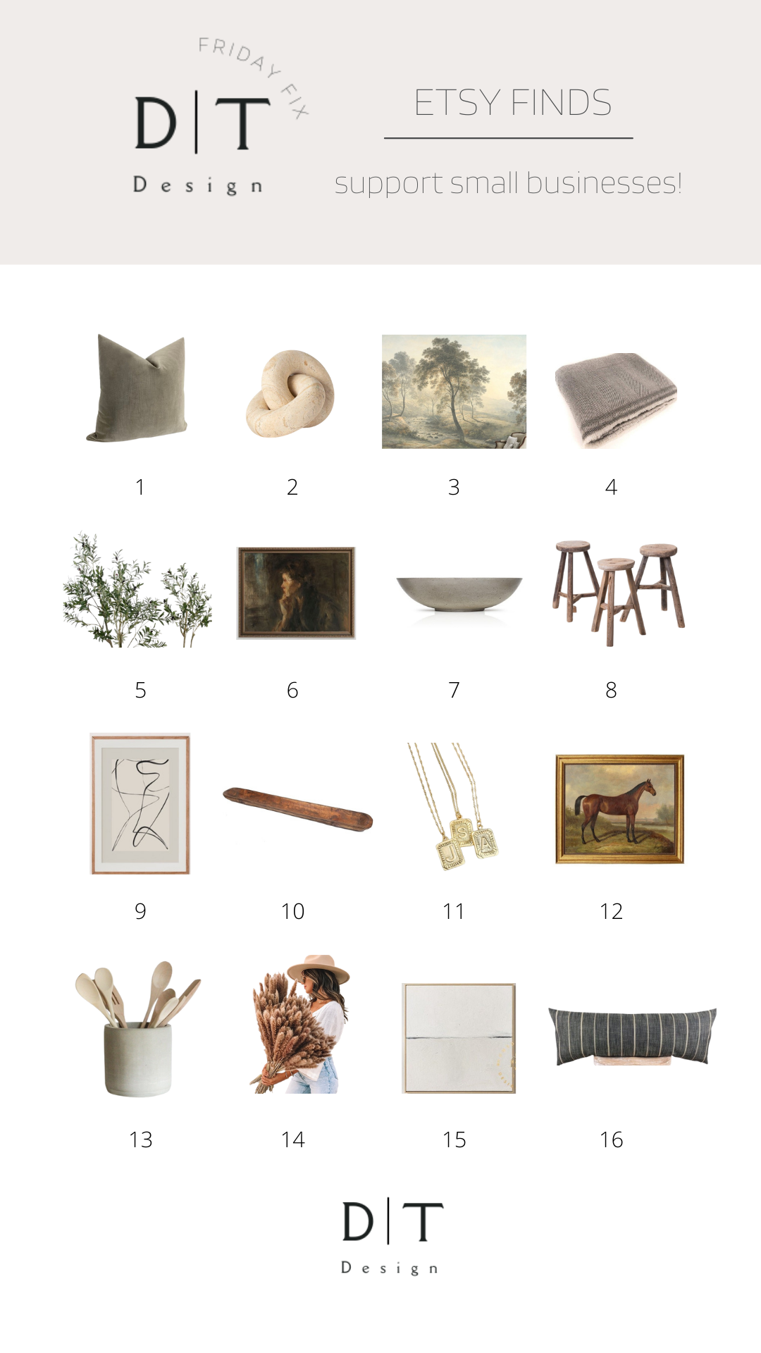 Favorite Etsy Home Decor Finds
