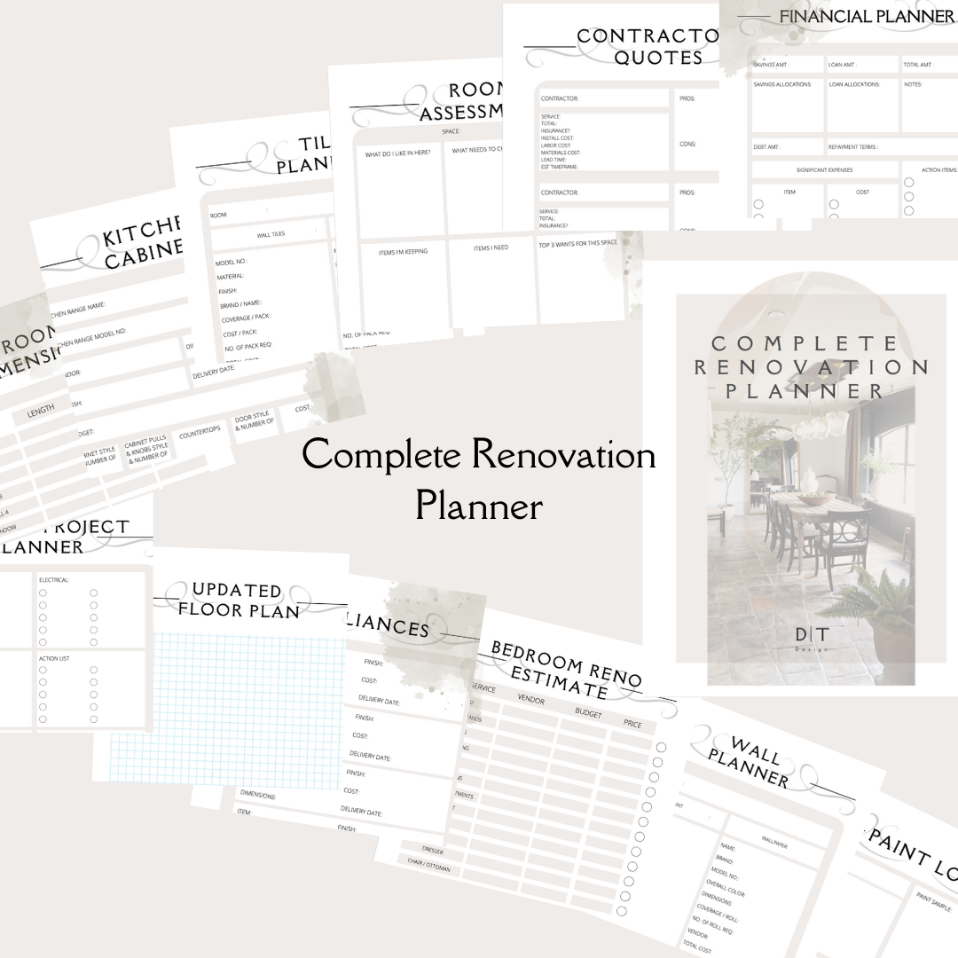 Complete Renovation Planner