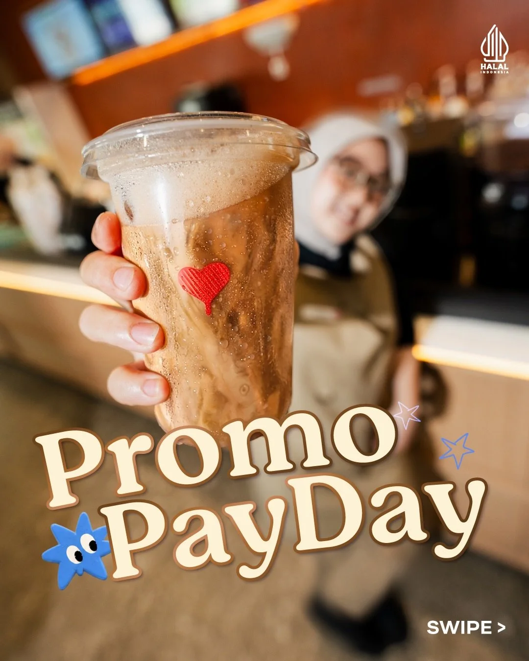 SPESIAL PAYDAY BULAN INI 🫵 Cek promo di Kopi Kenangan biar jajan makin HEMAT!

Dapetin berbagai DISKON &amp; CASHBACK* yang cuma berlaku sampai akhir bulan Juli 2026. SWIPE sampai habis buat lihat semua promonya ⬅️

Langsung beli sekarang dan tag be