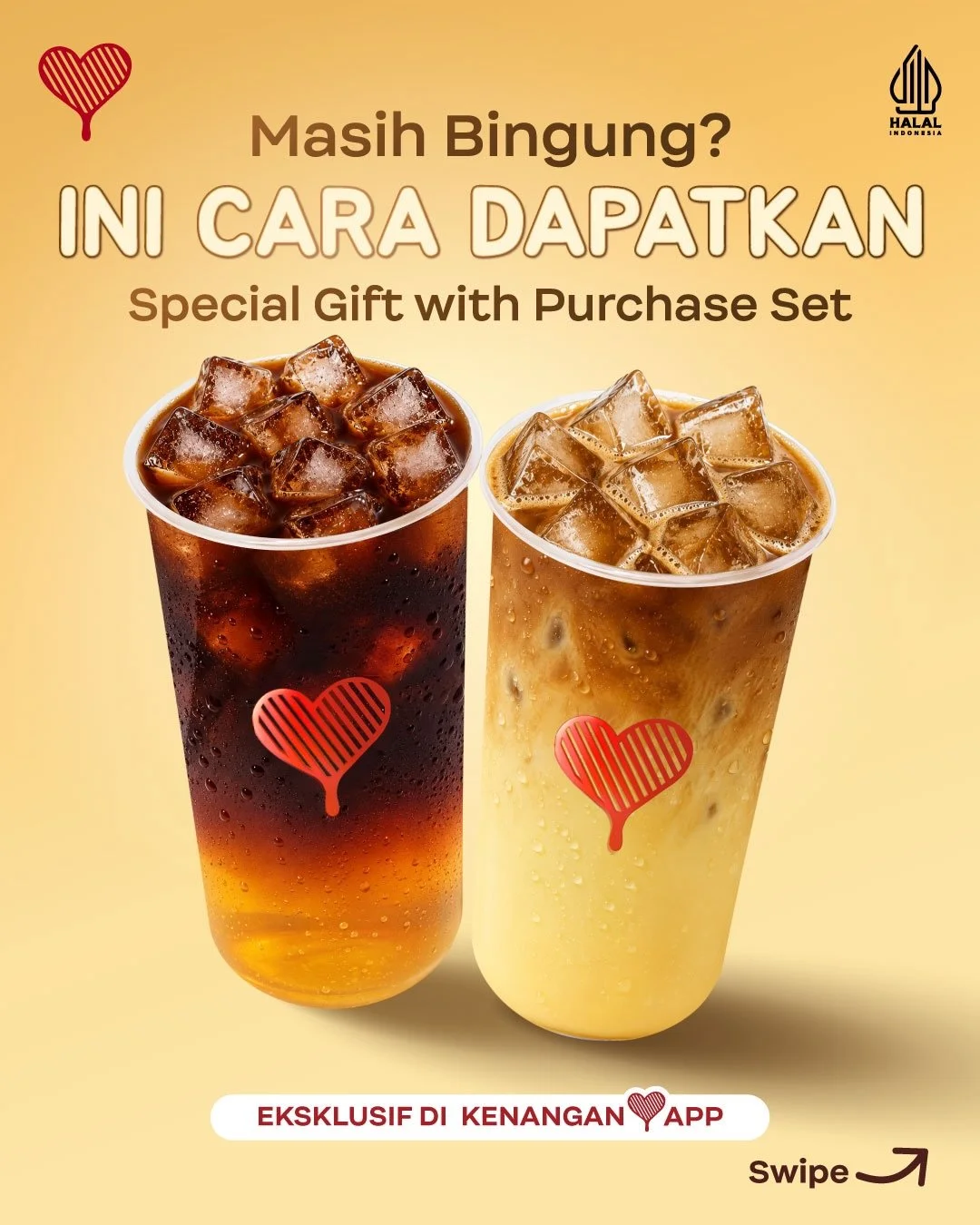 [Updated Notice] Kopken Holic, ini cara terbaru untuk dapatkan Special Gift with Purchase Set mulai tanggal 27 Juli 2026 ⚠️
 
SWIPE sampai habis dan pastikan kamu udah download aplikasi Kopi Kenangan. Special Gift with Purchase Set sudah bisa dibeli 
