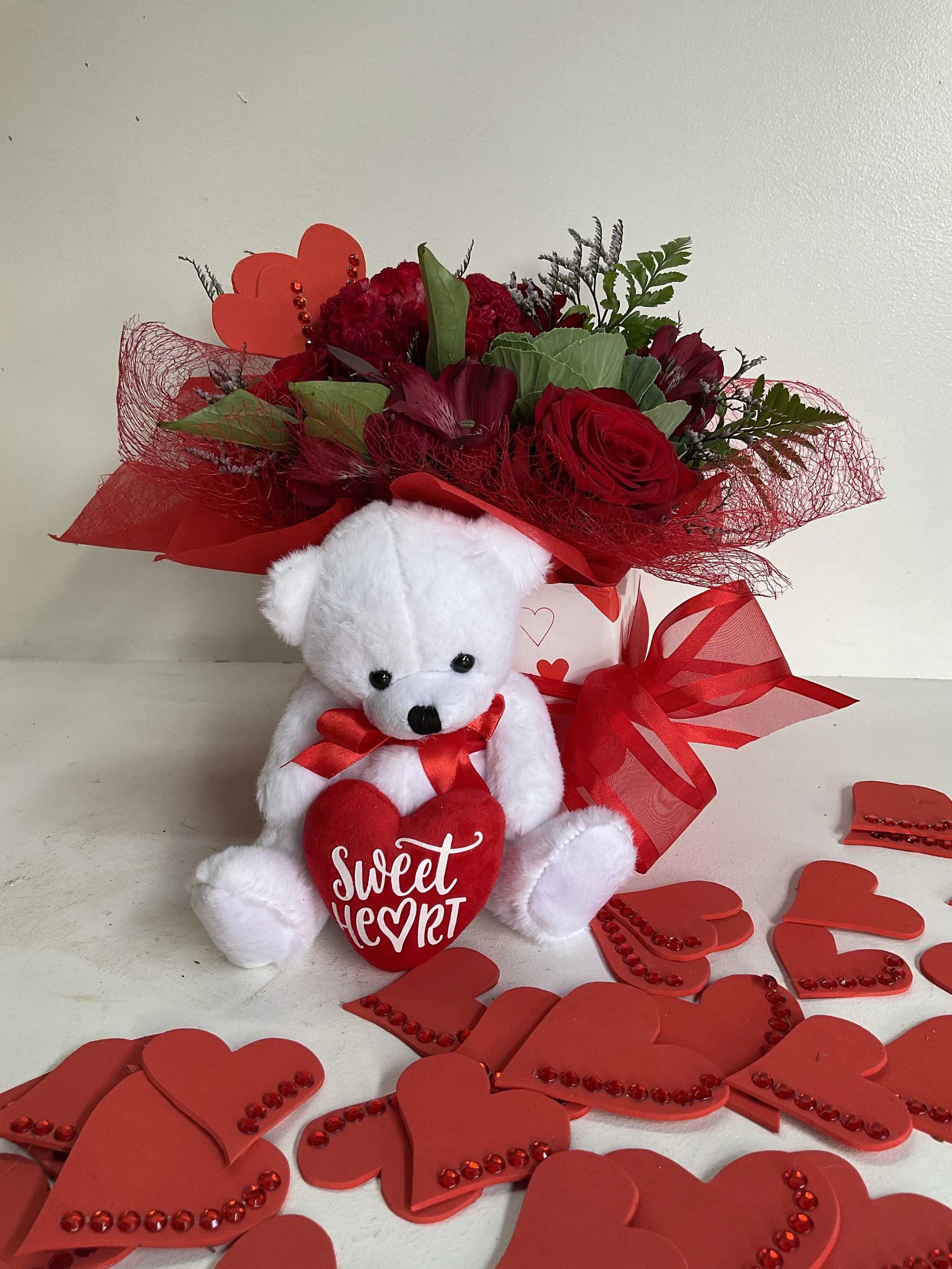 In Love- Posy includes 3 red roses