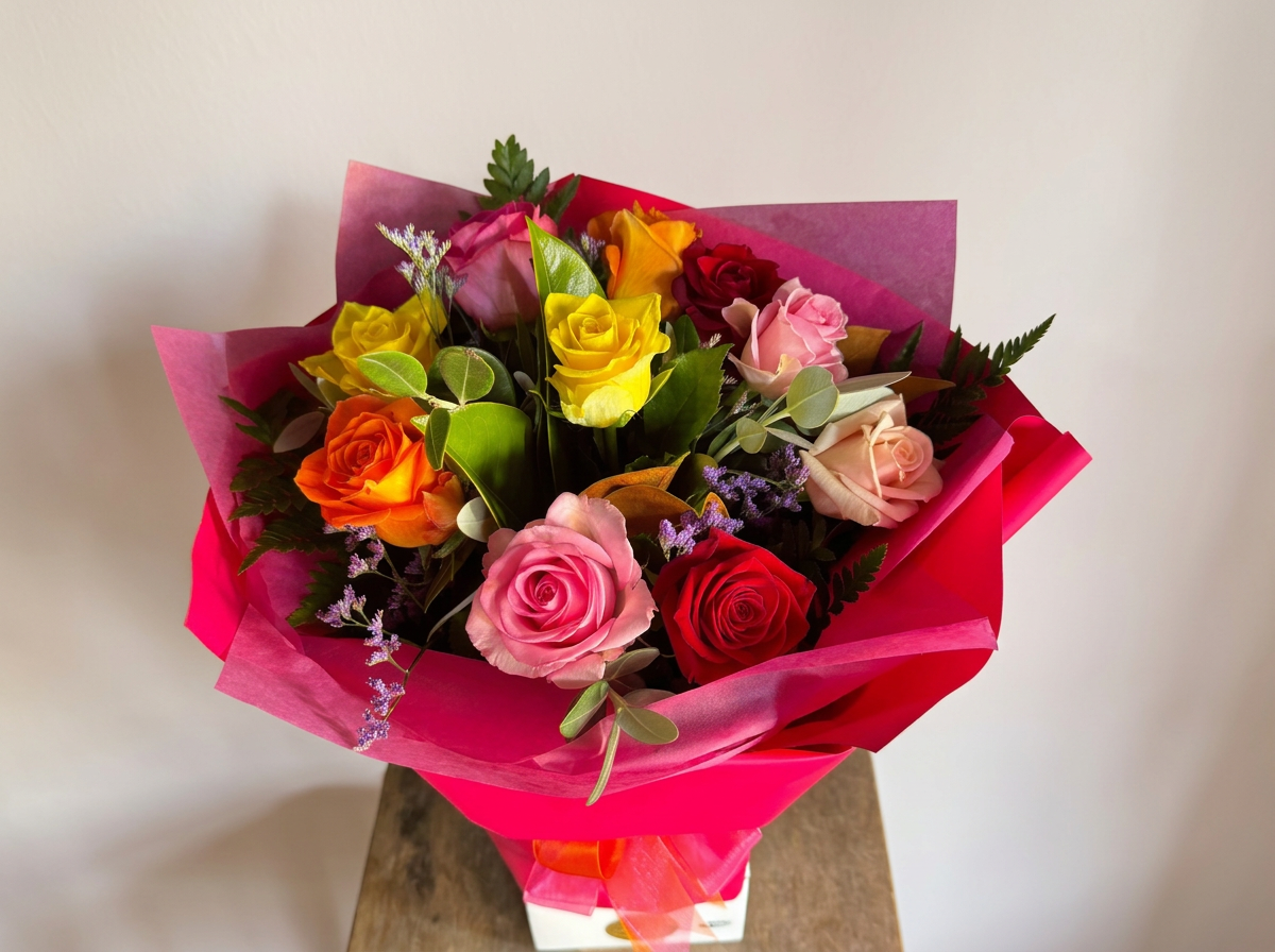 Vibrant Rose Explosion