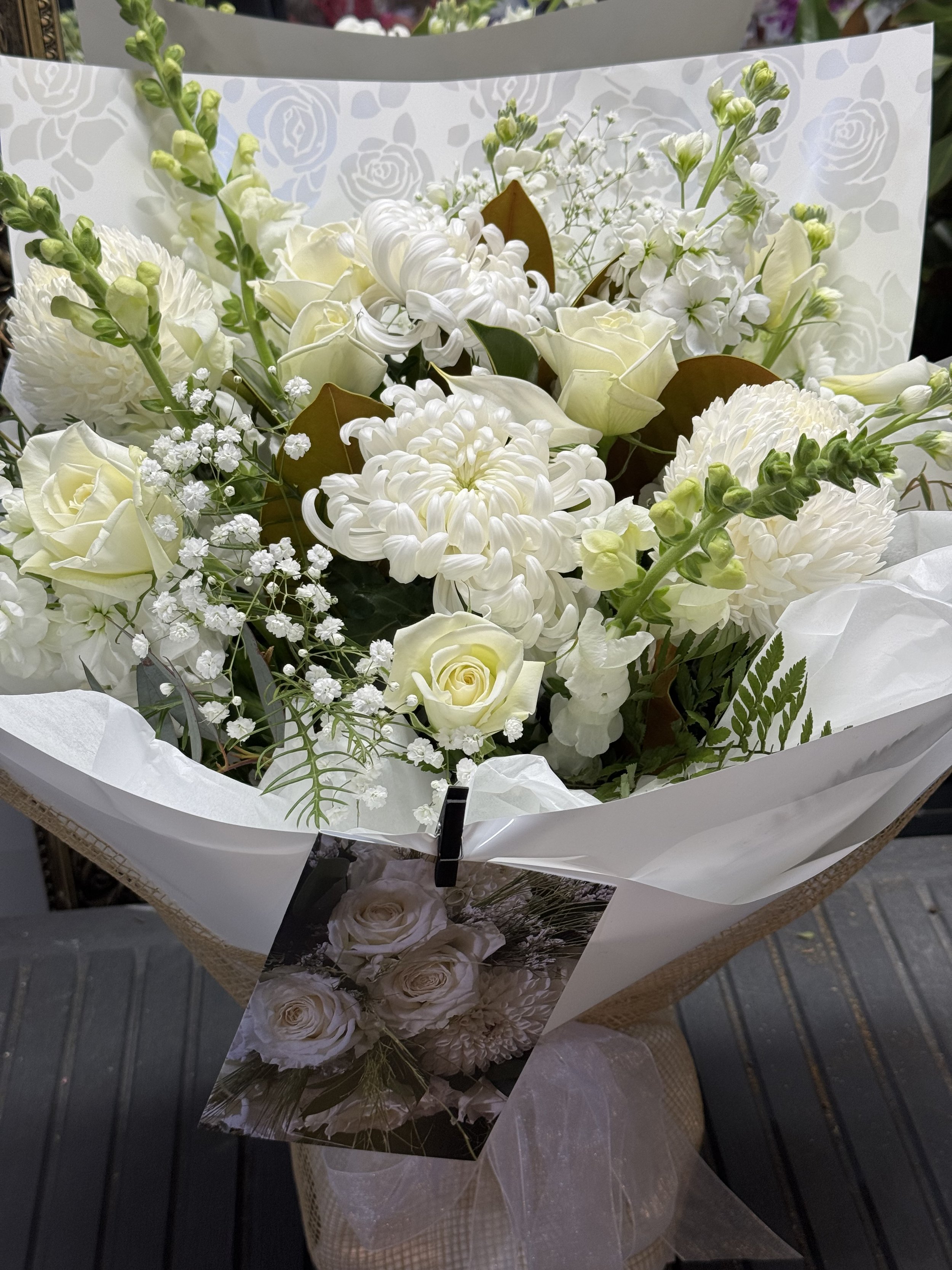 White Serenity Bouquet
