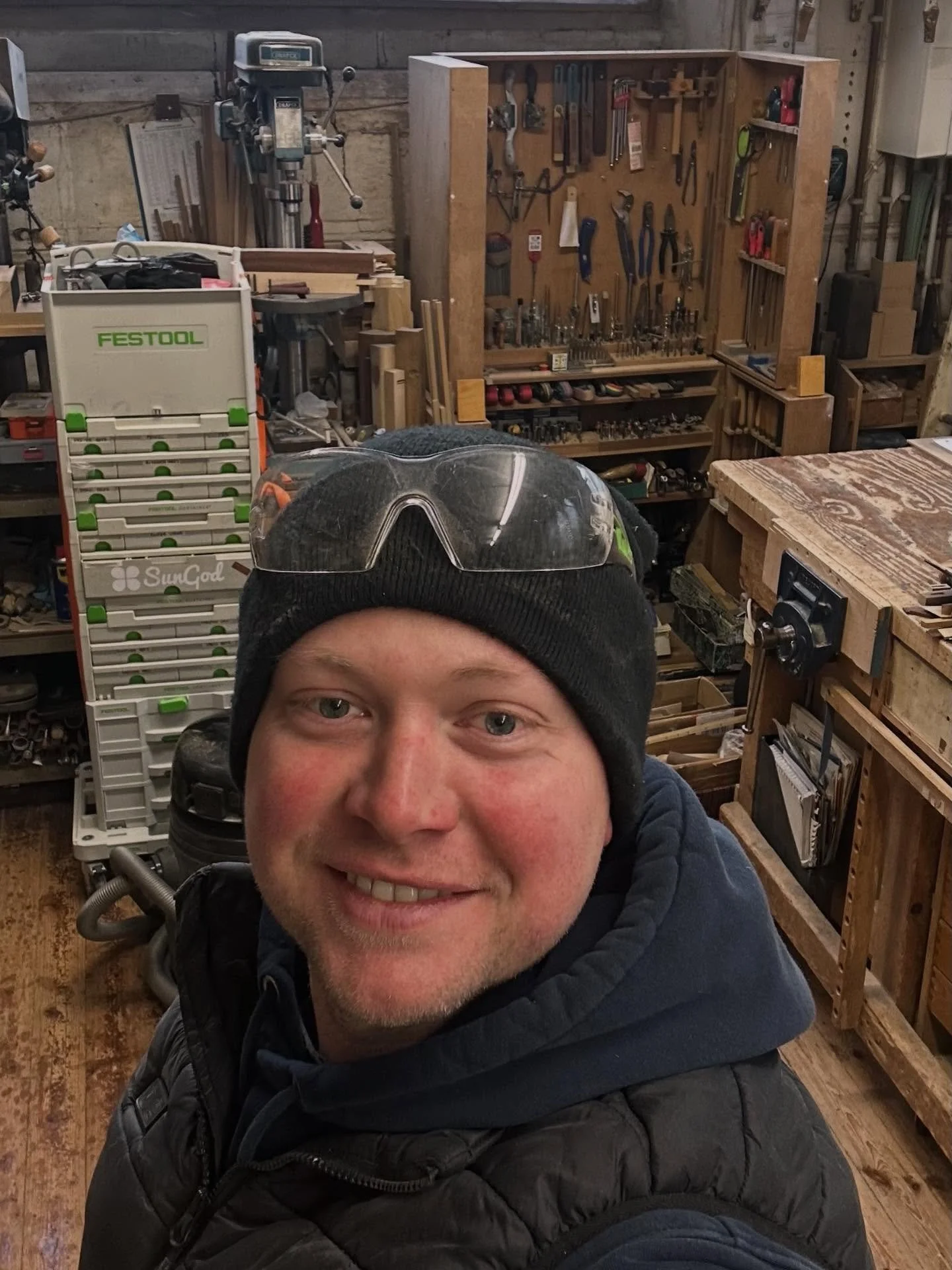 Perfect start to the week. Back doing what I love NOT stressing about workshops. #cabinetmaker #smallbusinessowner #monday