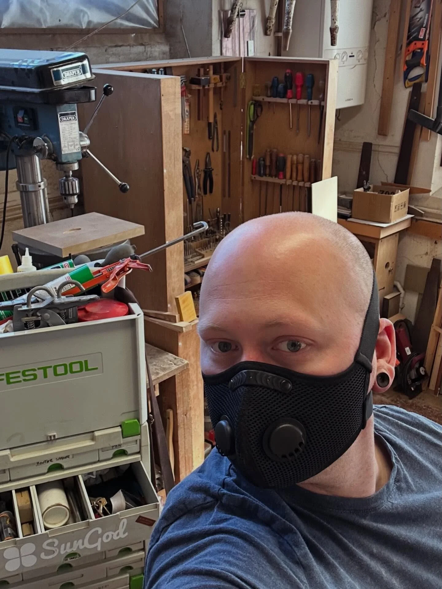Massive thank you to the team @base_camp_mask for sending me these. They will be great to have in the workshop. 🤘#cabinetmaker #smallbusinessowner