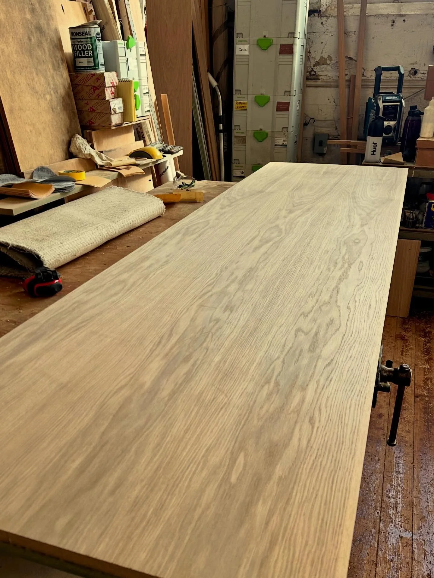 Ok&hellip;it&rsquo;s a very big window seat. #workshoplife #windowseat